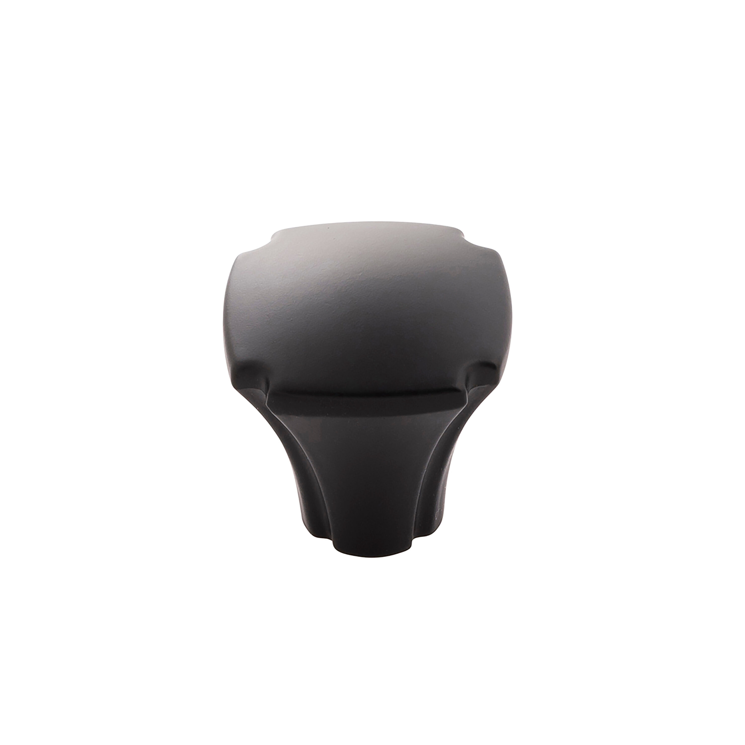 Hickory Hardware H077861MB Veranda Matte Black Square Traditional Cabinet Knob