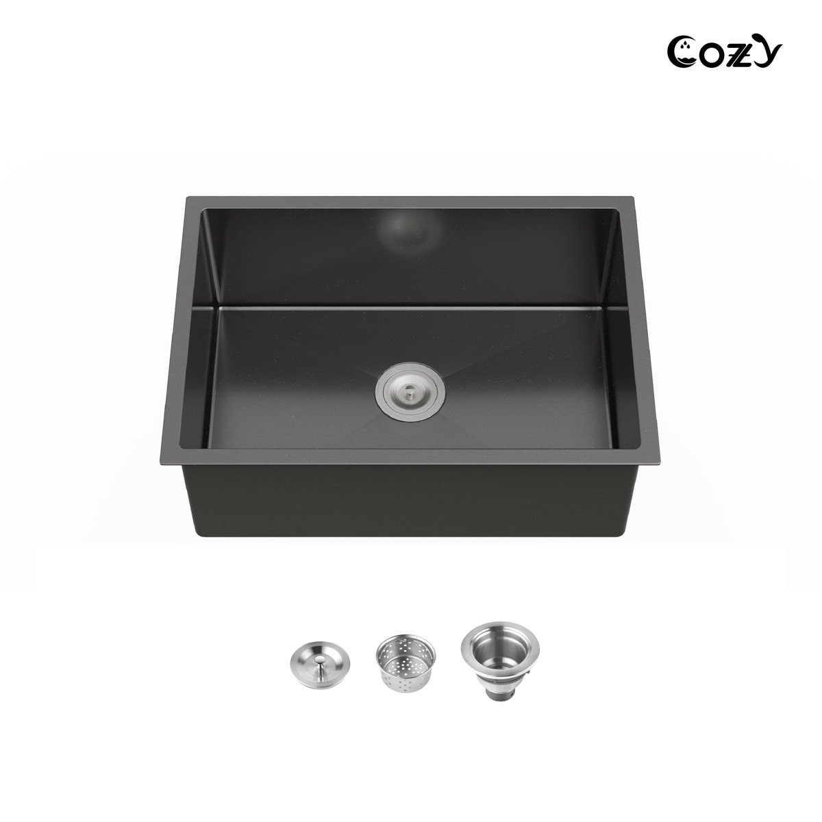 Cozy  Undermount 27-in x 19-in Stainless Steel Single Bowl Kitchen Sink