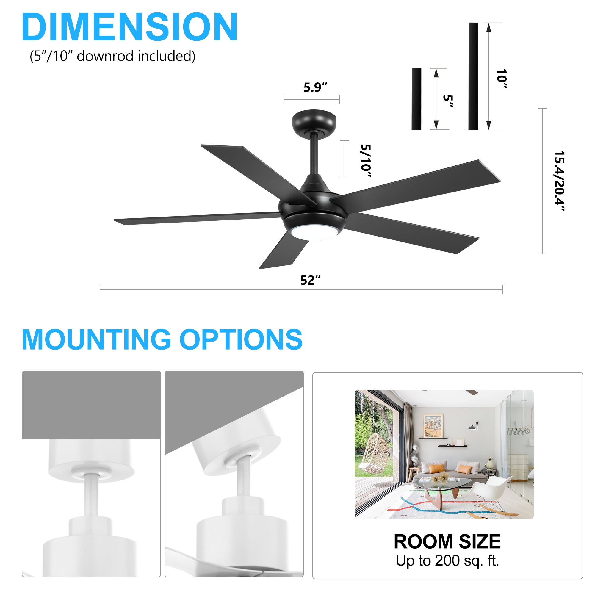 Breezary 23013-SN Ceiling-Fans - View #12
