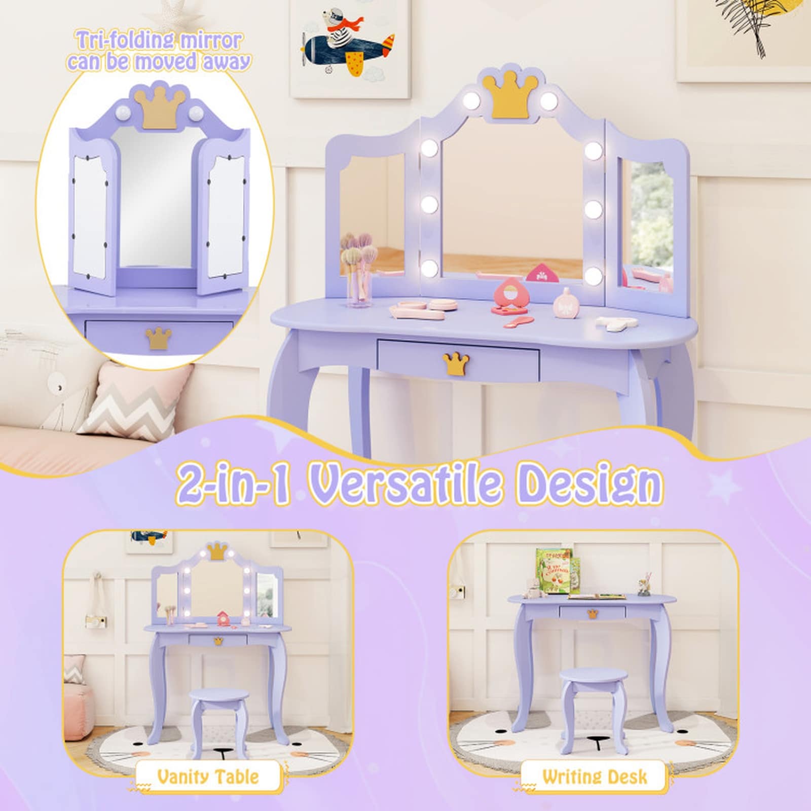 SUGIFT LW047SUGHY436 Vanity-Stools - View #5