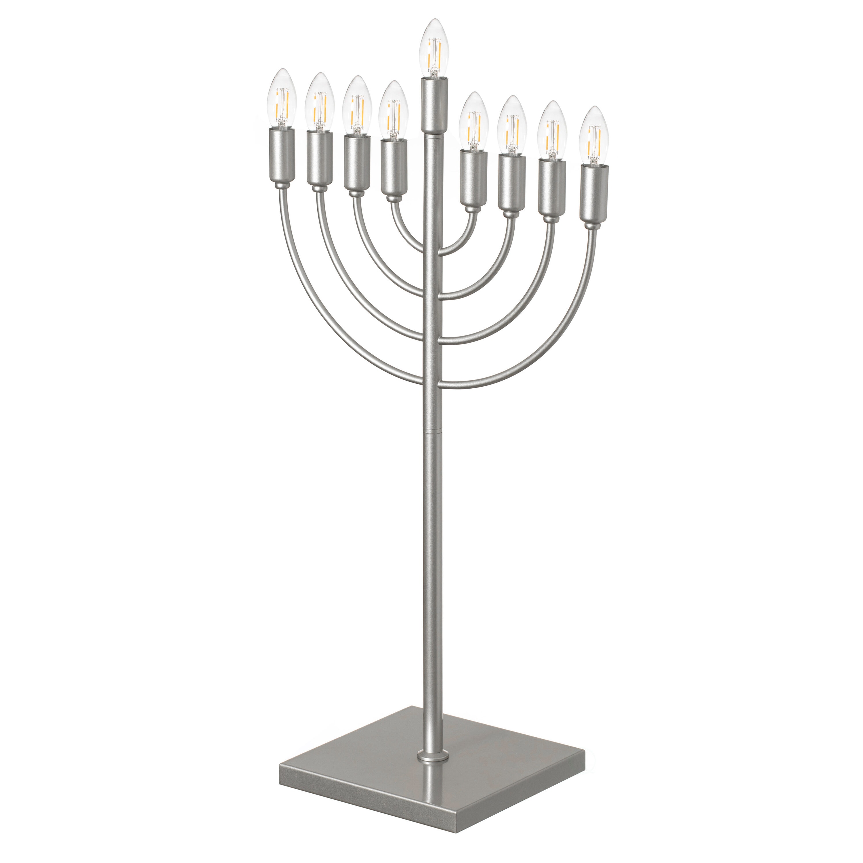 Vintiquewise QI004694SL Pre-Lit Menorah LED Lights