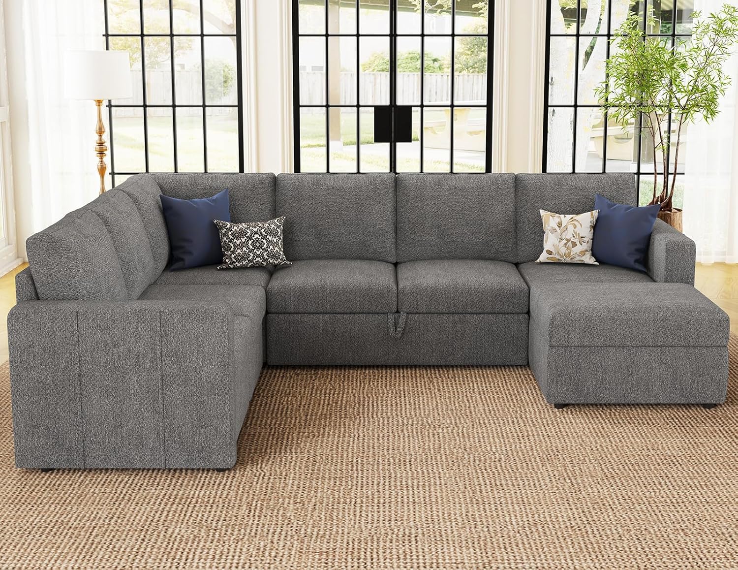 Belffin BF096C-AB3CDE-GRAY futons - View #3
