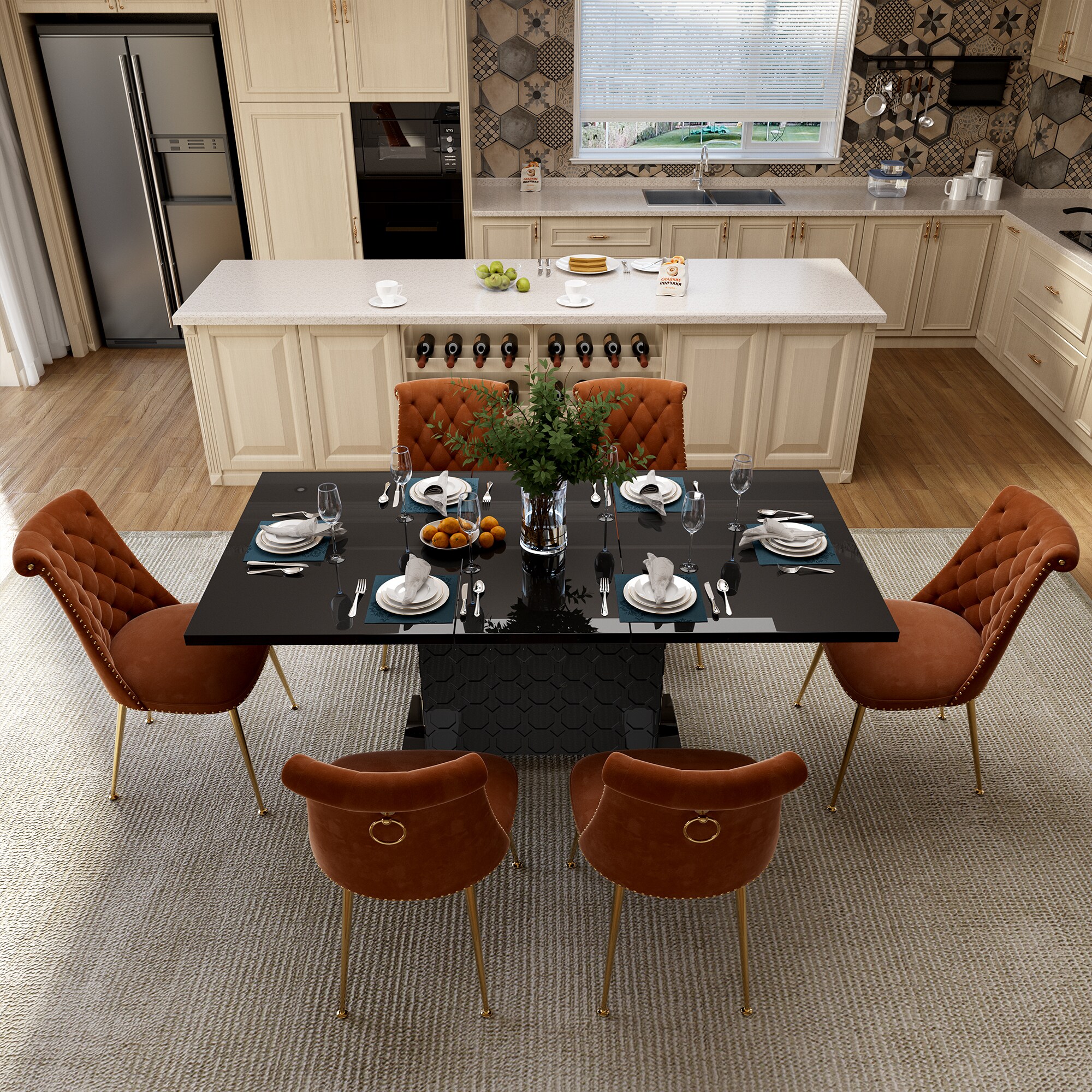 Clihome CL-ST1-BK703CF Dining-Sets - View #5