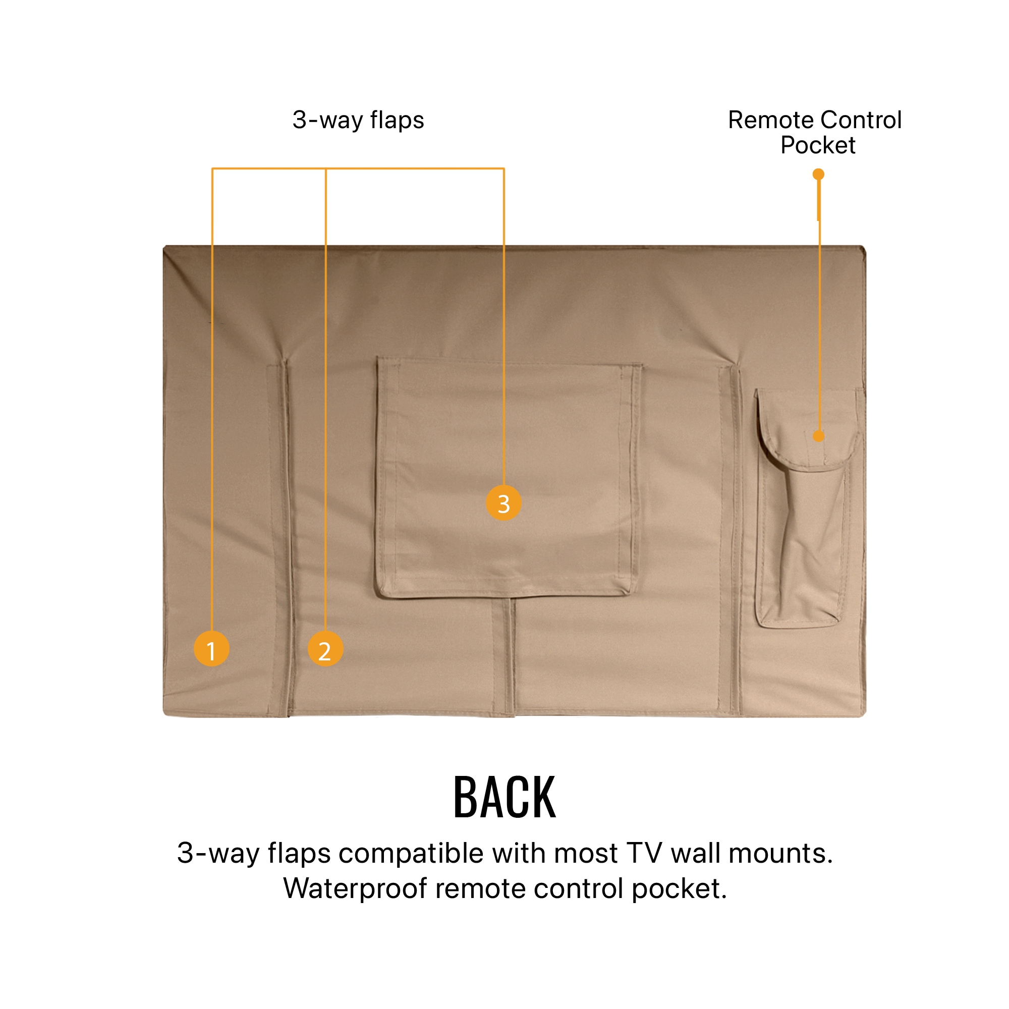 KHOMO GEAR GER-1091 Outdoor-Tv-Covers - View #2