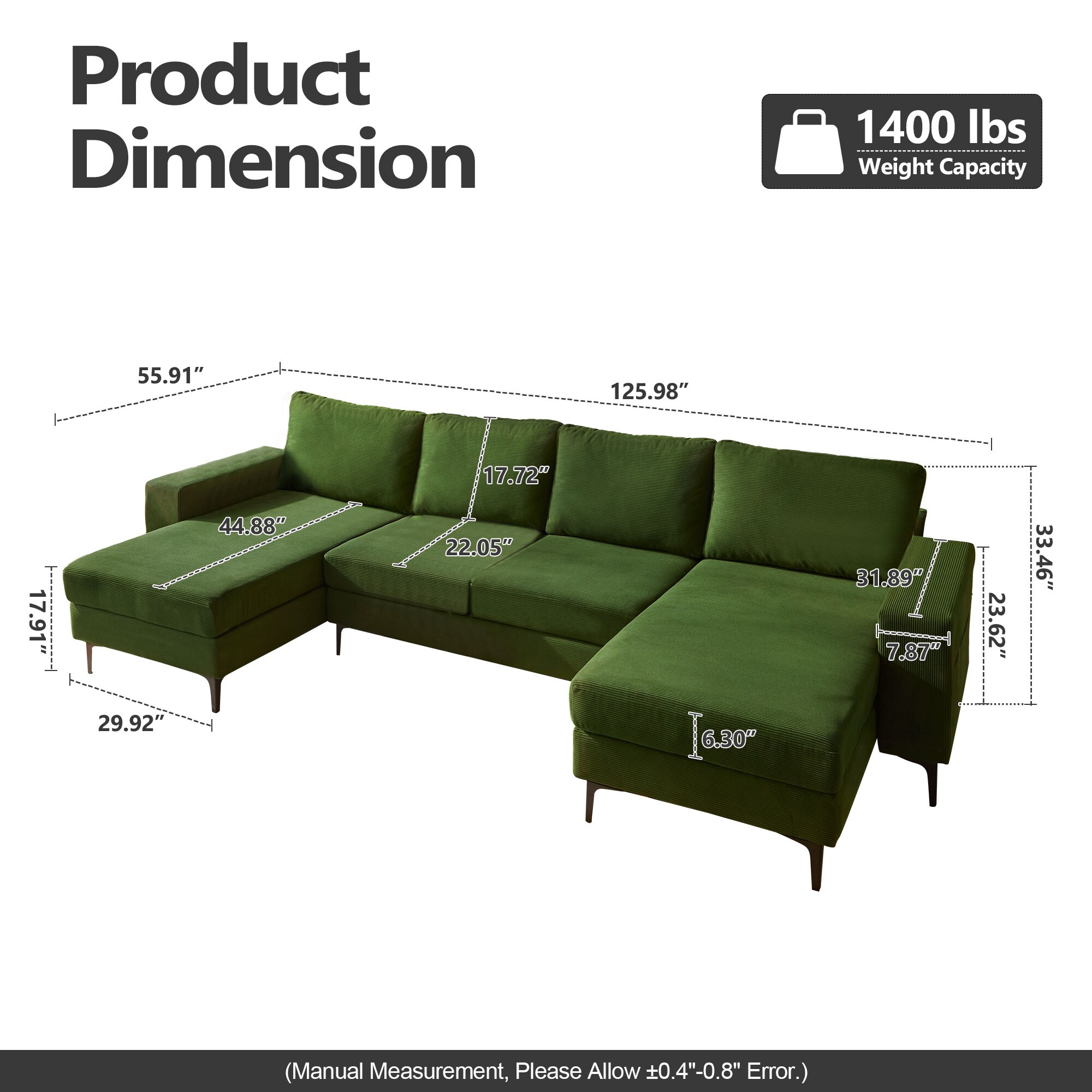 weaxty DCDKI2660 Sofas-Loveseats - View #6