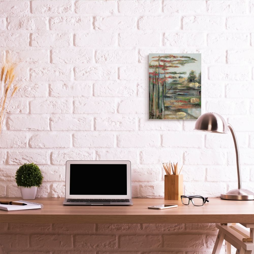 Pastel Landscape Canvas Wall Art for Kids Nursery, 16 x 20