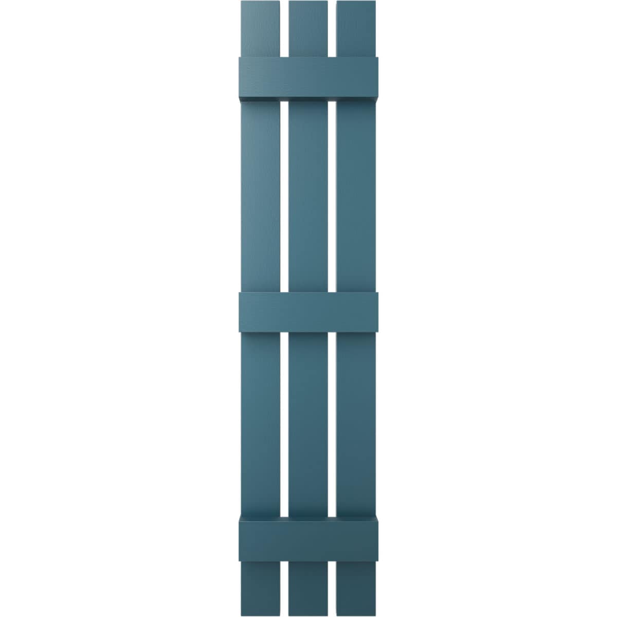 Ekena Millwork LS3C12X06700MB 12-in W x 67-in H Midnight Blue Board and batten Spaced Exterior Shutters ( 2 -Pack )
