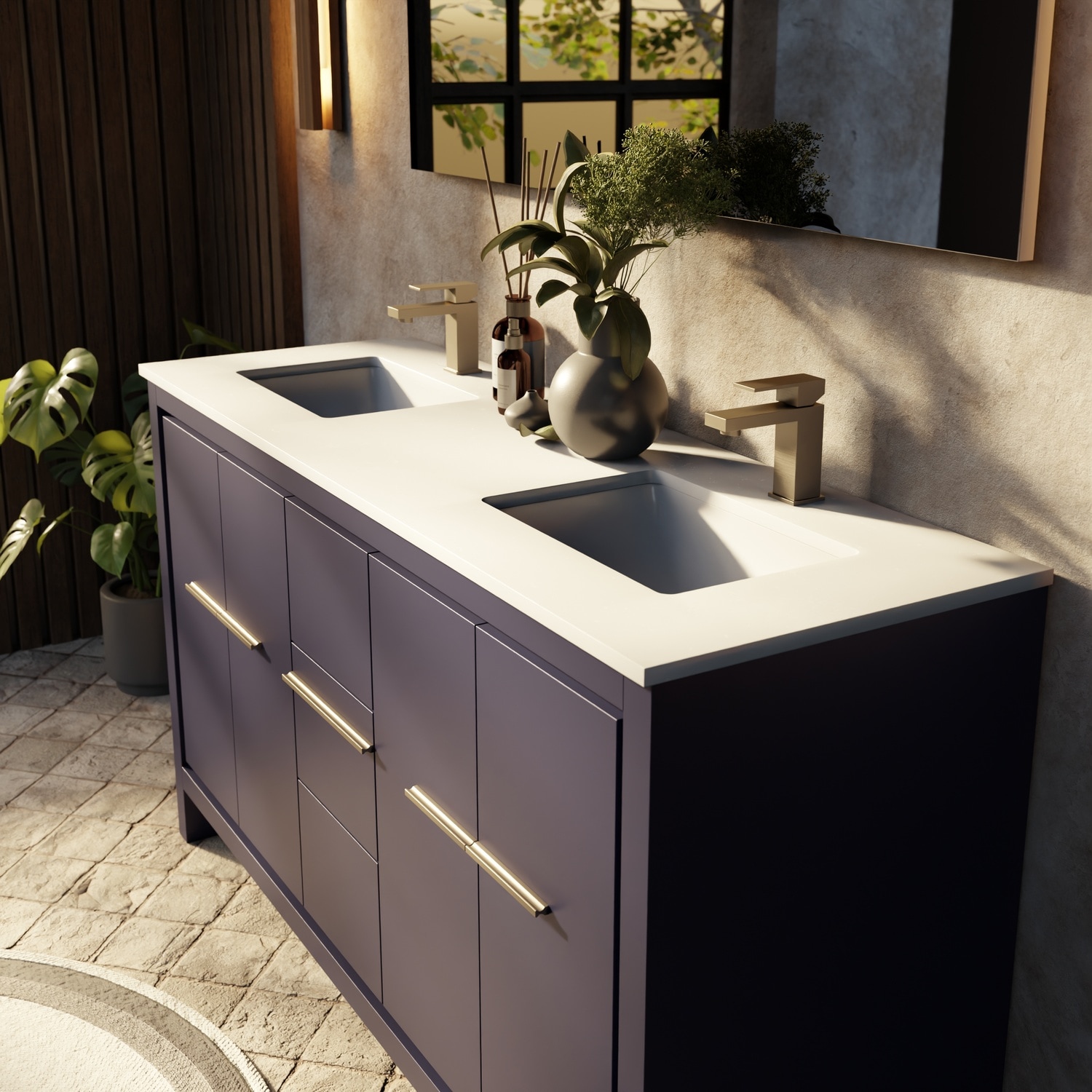 Watnature X6XDAF7YL45Z Bath-Vanity-Combo - View #7