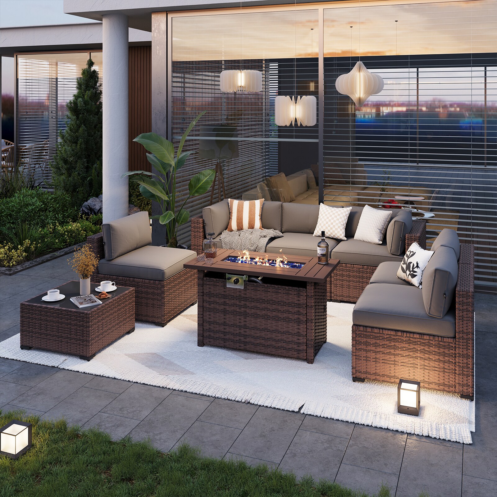AOXUN PA-120BR12 Patio-Conversation-Sets - View #7