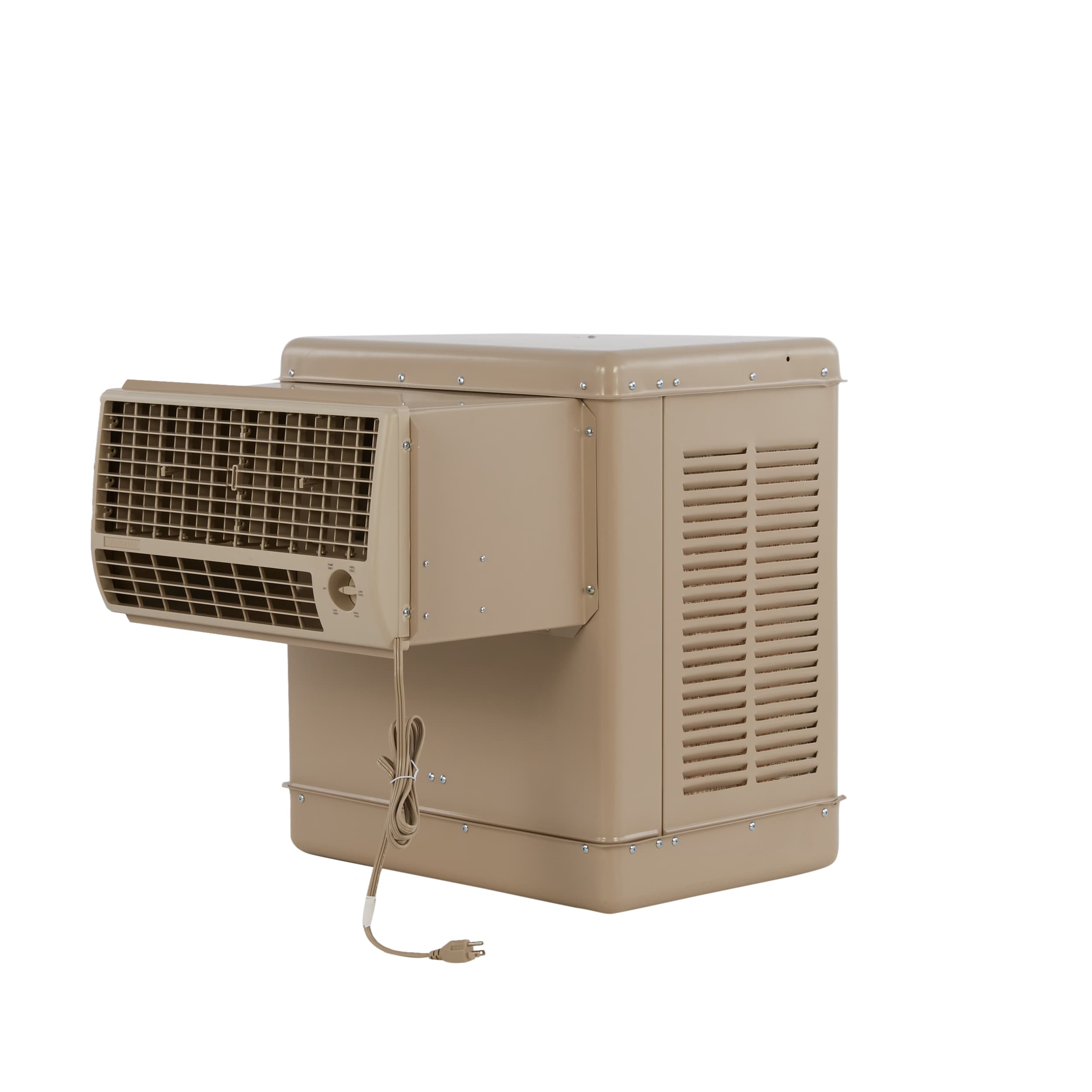 Window Evaporative Cooler: 400 To 600 Sq Ft, 2,800 Cfm, 1/8 Hp HP ...