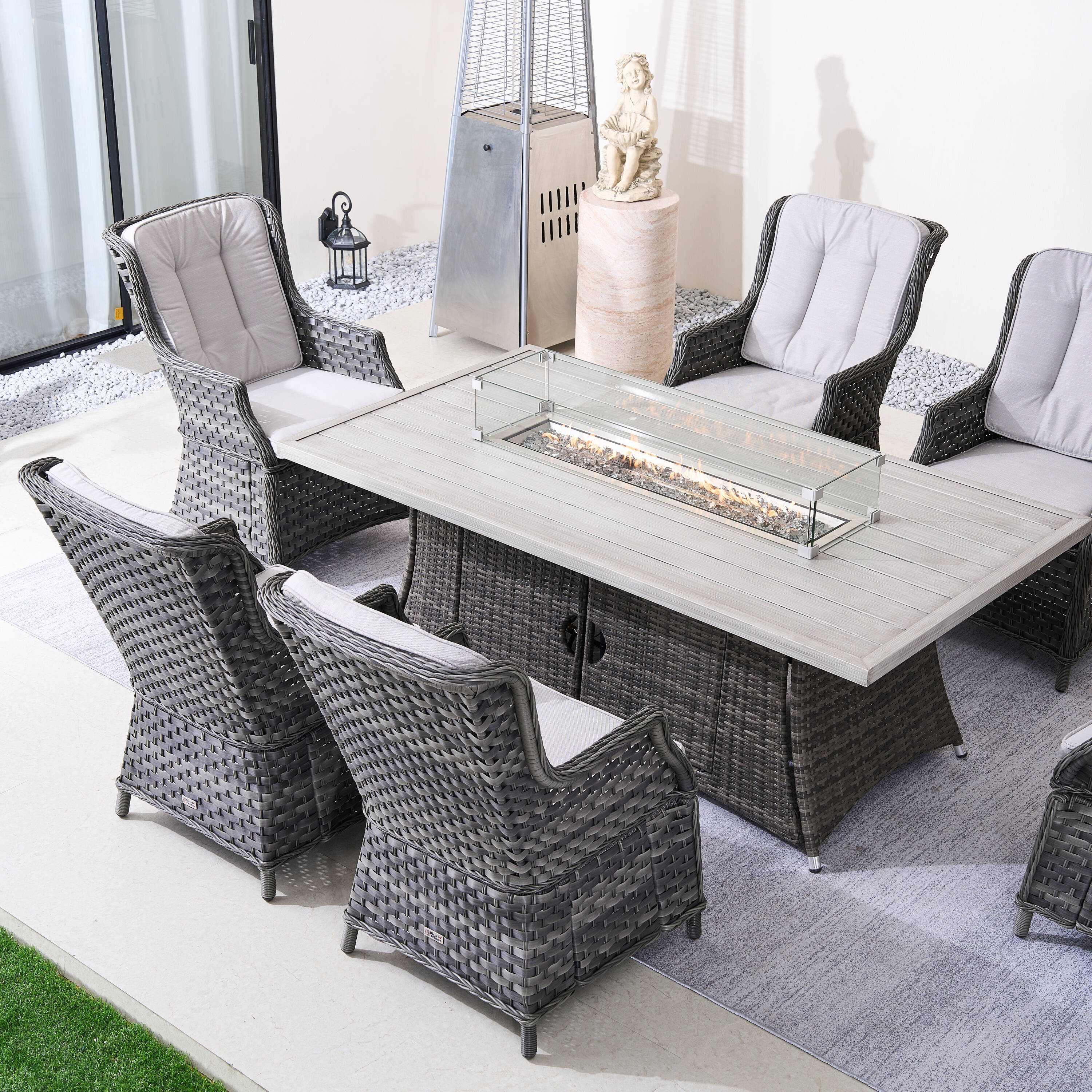 Direct Wicker DWG-6-010&1106RA-GR Patio-Dining-Sets - View #5