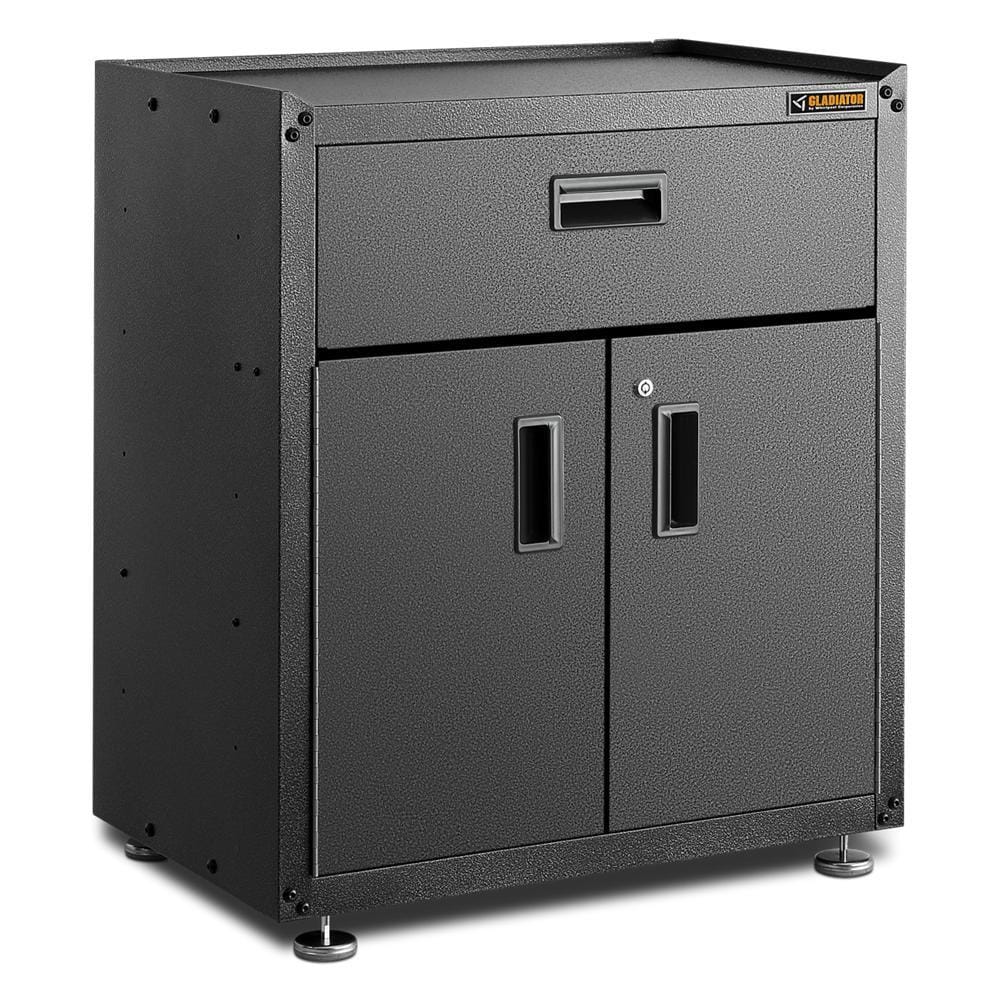 Gladiator Ready-to-Assemble Extra Large GearBox Steel Freestanding or  Wall-mounted Garage Cabinet in Gray (48-in W x 72-in H x 18-in D) in the  Garage Cabinets department at