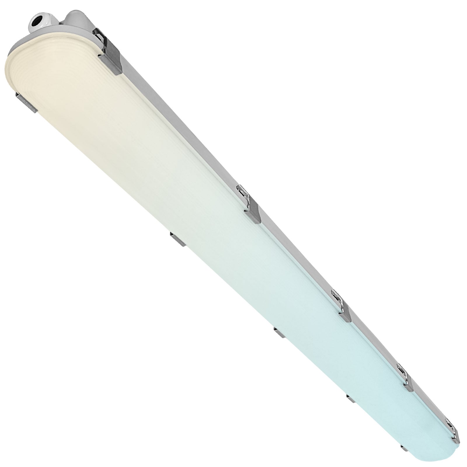 Luxrite LR25260-1PK 4-ft 5895 Lumens Gray Tunable White LED Linear Garage Shop Light