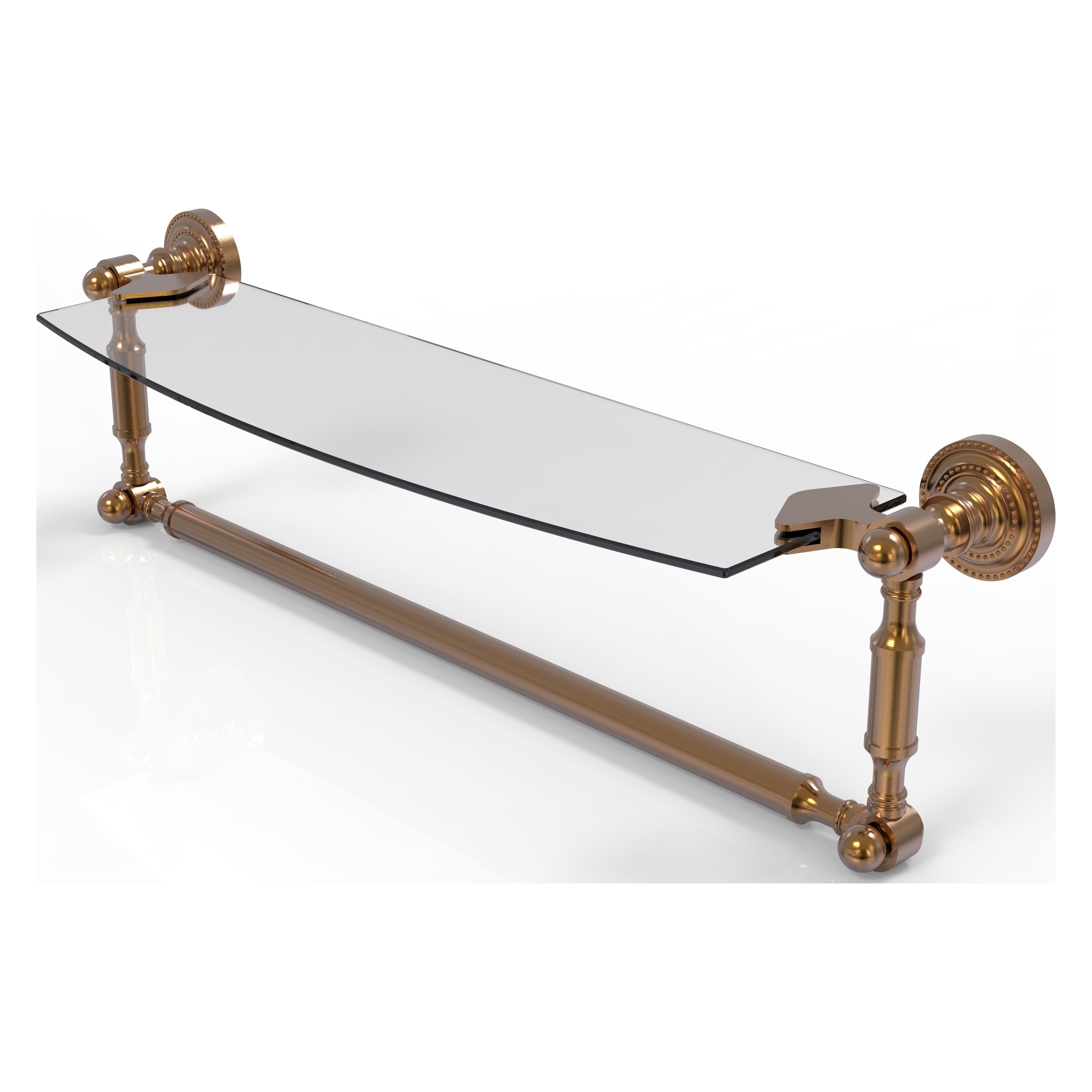 Allied Brass DT-33TB/18-BBR Dottingham Brushed Bronze Wall mount Bathroom Shelf ( 18-in x 5-in x 5-in )