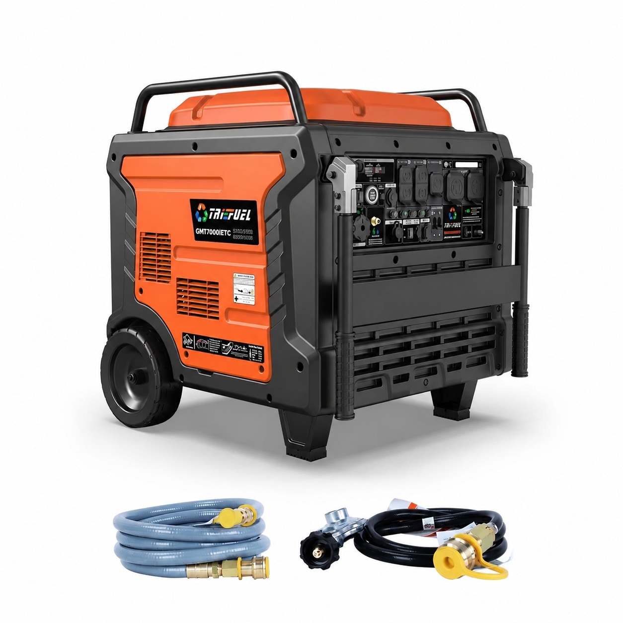 AOIZGMY  17000 Watt Tri Fuel Inverter Generator Ultra Quiet CO Sensor Digital Display Dual 50A Outlets for Home Backup Construction Site EPA CARB