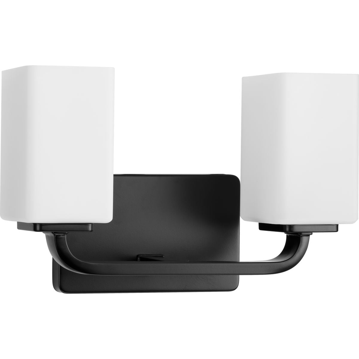 Progress Lighting P300369-31M Cowan 13.5-in 2 -Light Matte Black Modern/contemporary Vanity light