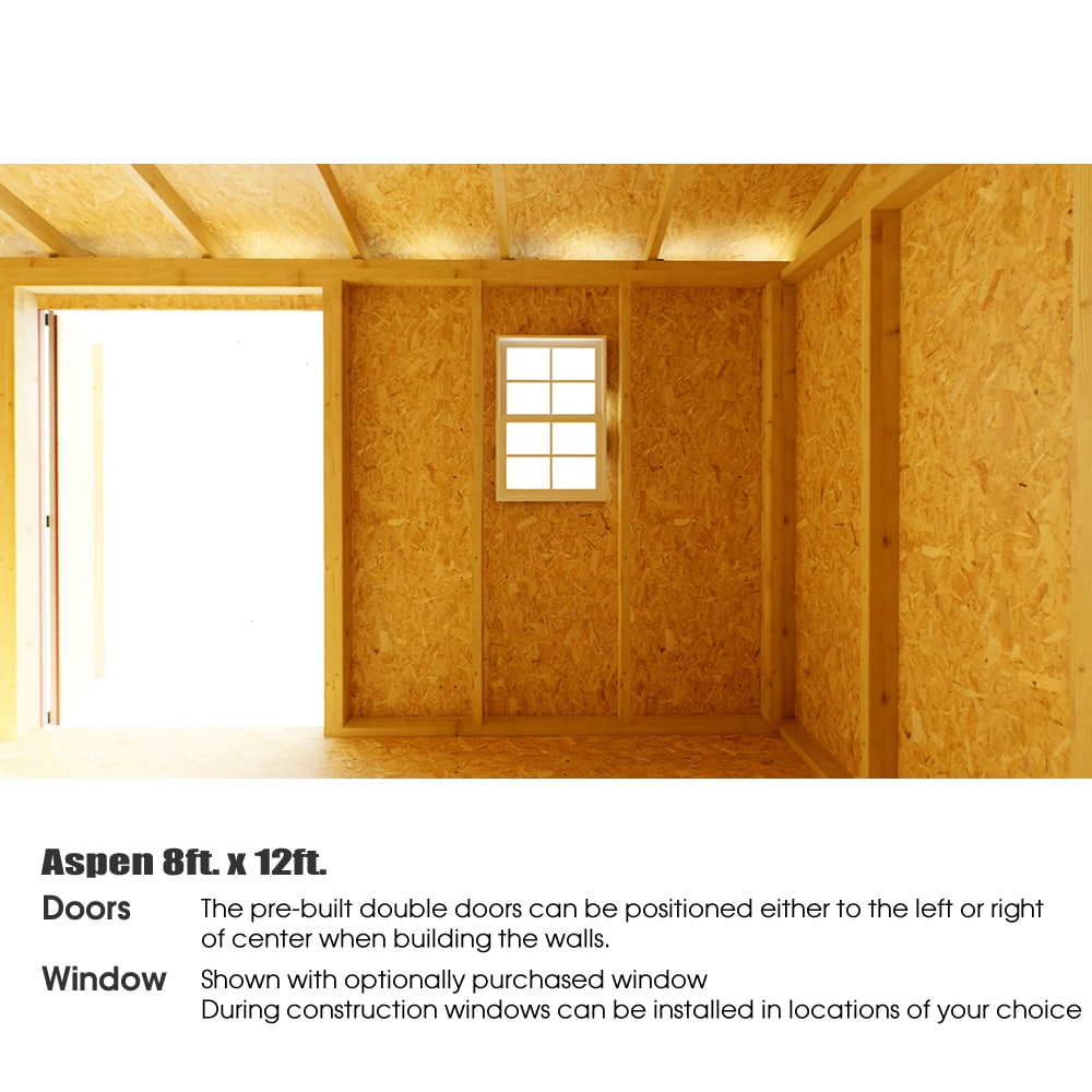 Best Barns ASPEN812 Wood-Storage-Buildings - View #7
