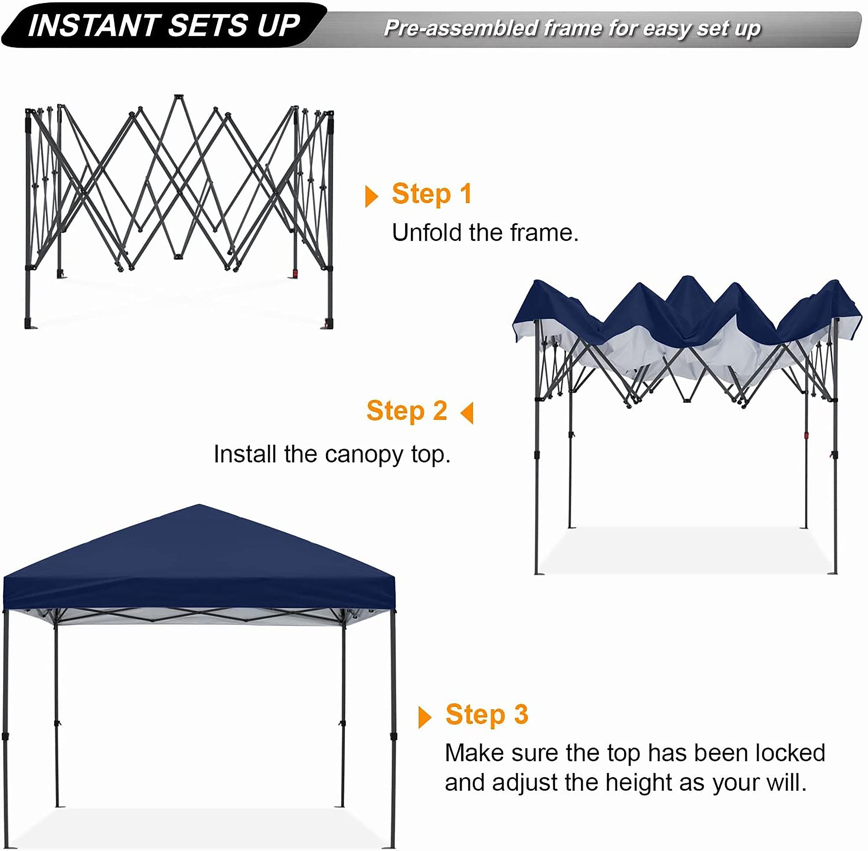 ABCCANOPY 10X10ZXS-NAVY Canopies-Sl - View #10