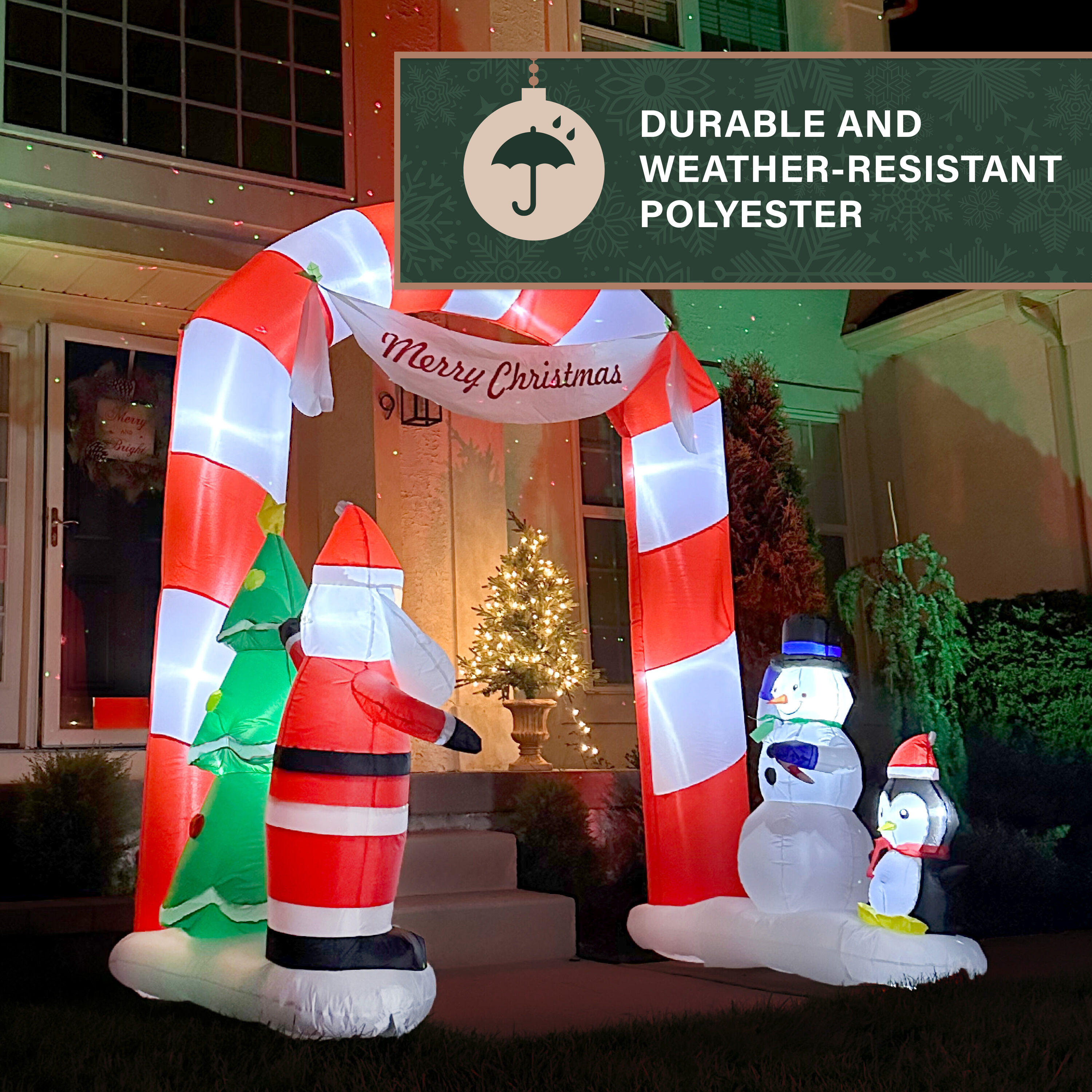 Fraser Hill Farm FHFARCHWY083-L Christmas-Inflatables - View #10