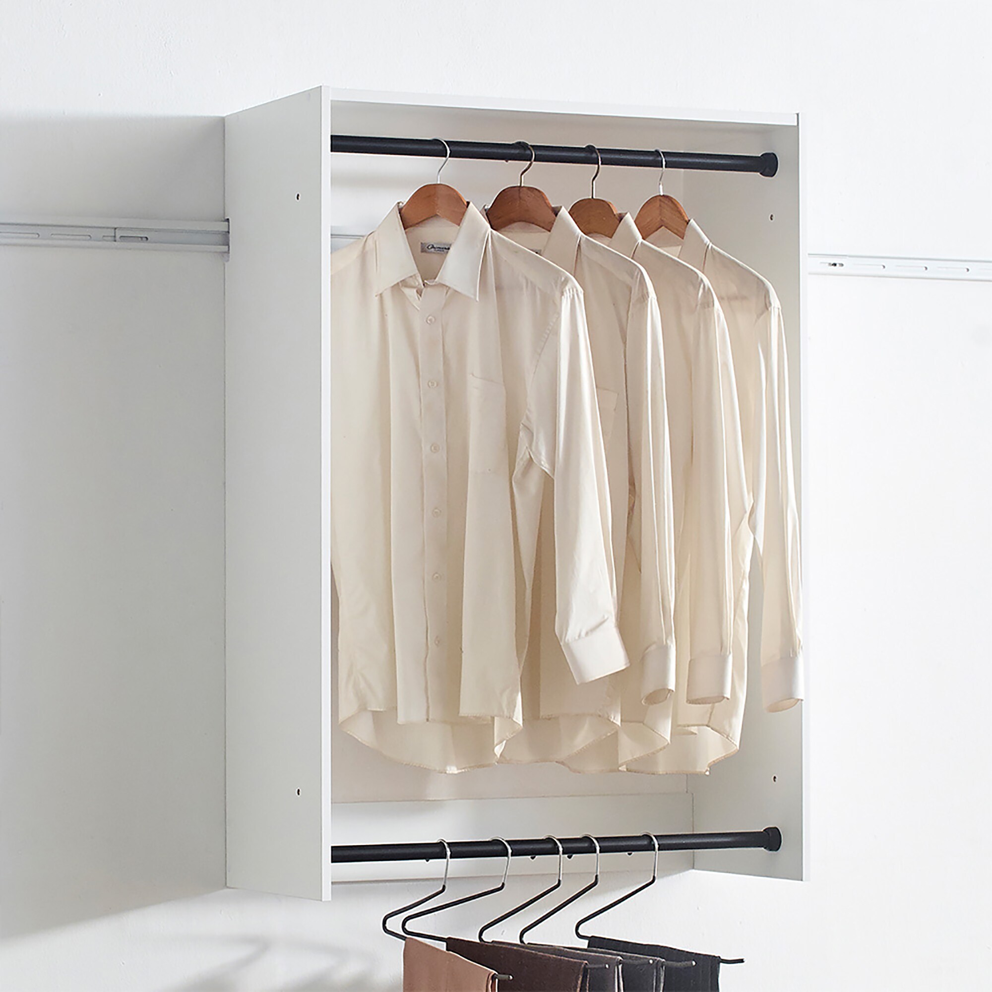 Blisstyle WCS5 Wood-Closet-Shelves - View #3