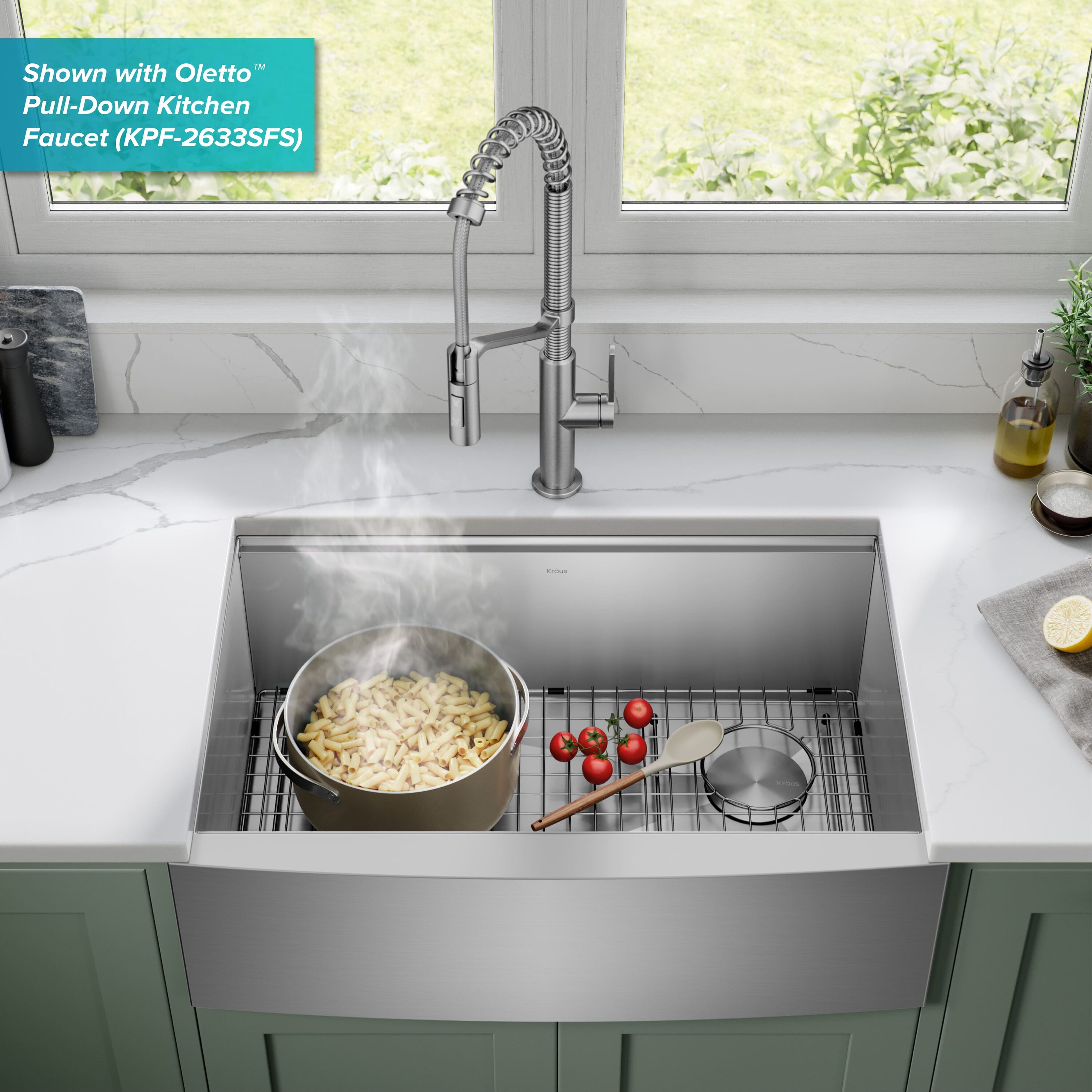 Kraus KWF210-30 Kitchen-Sinks - View #15