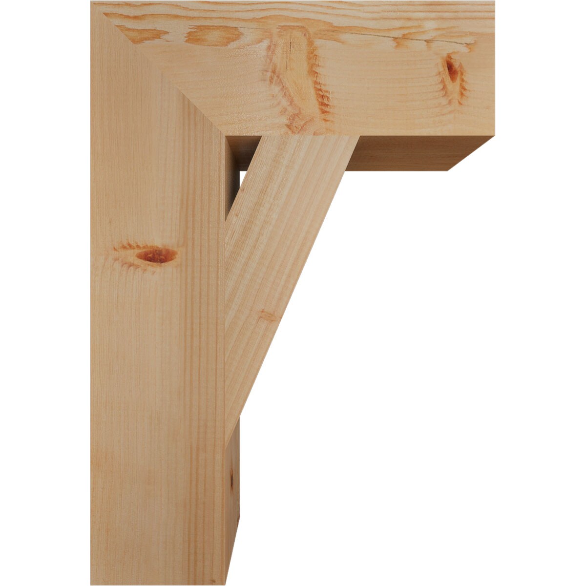 Ekena Millwork BKT06X18X26TRA05SDF Exterior-Brackets-Braces - View #3