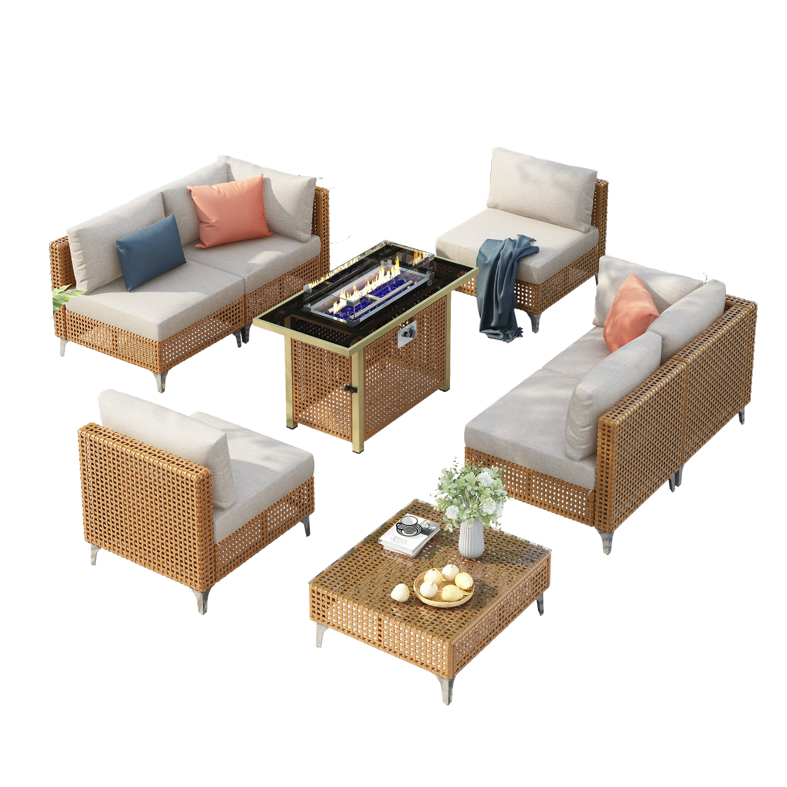 Nestfair HPKK0012Z Patio-Conversation-Sets - View #5