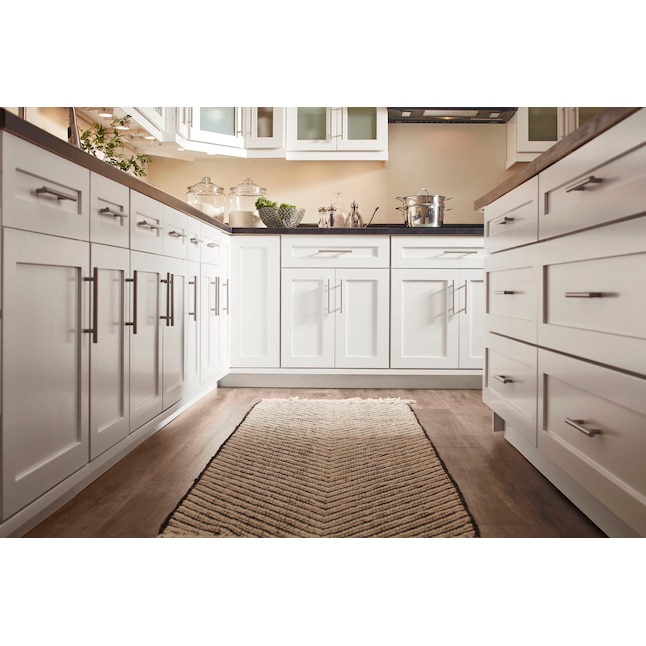 Valleywood Cabinetry Pure White 12 In W X 30 H D Birch Corner Wall Ready To Assemble Plywood Cabinet Flat Panel Shaker Door Style The Kitchen Cabinets Department