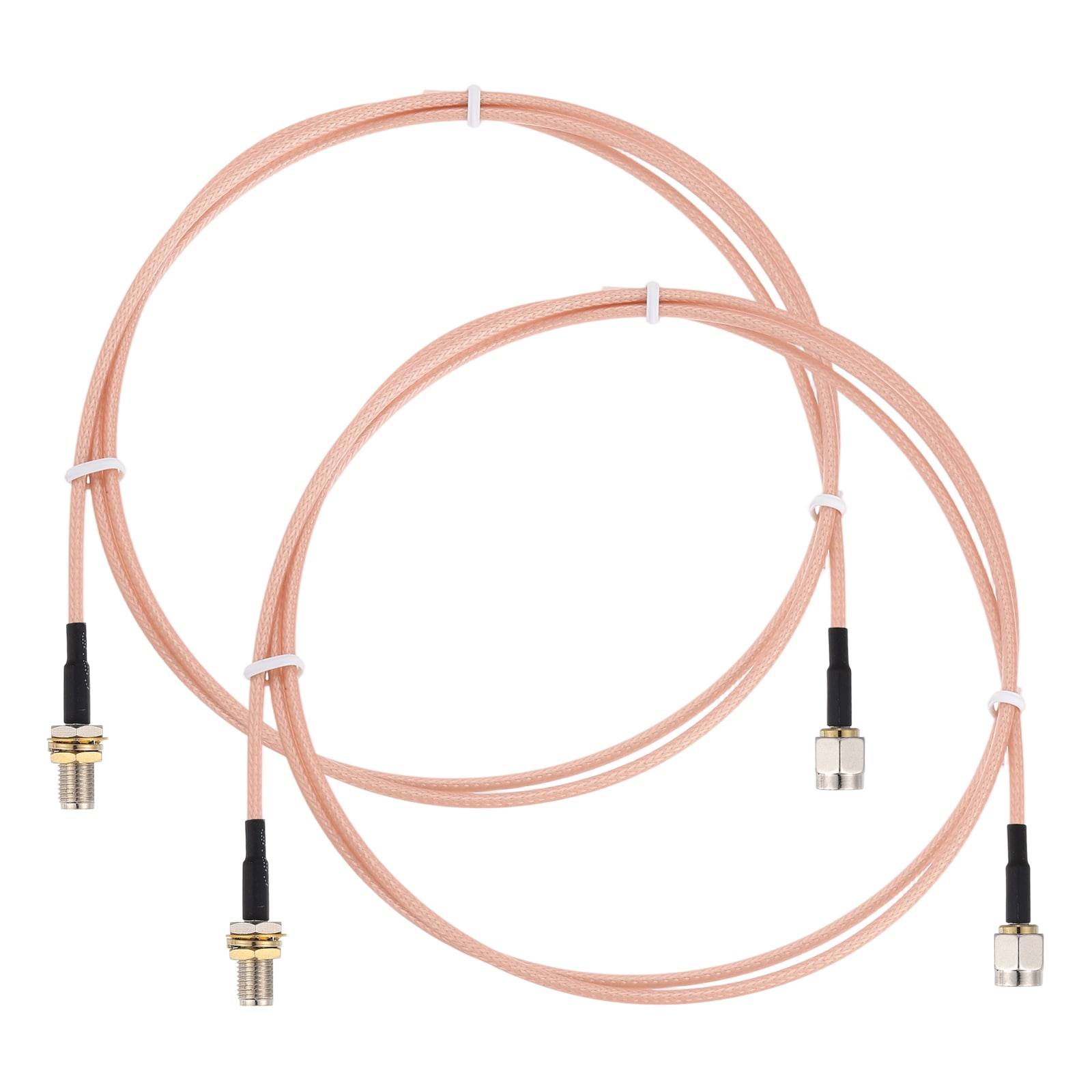 Unique Bargains SMA Antenna Extension Cable 3.3ft SMA Male Inner Hole to Female Inner Pin RG316 Low Loss Coaxial Cable Extender for 0-6G Network System WLAN Radio Antennas Jumper (2pcs)
