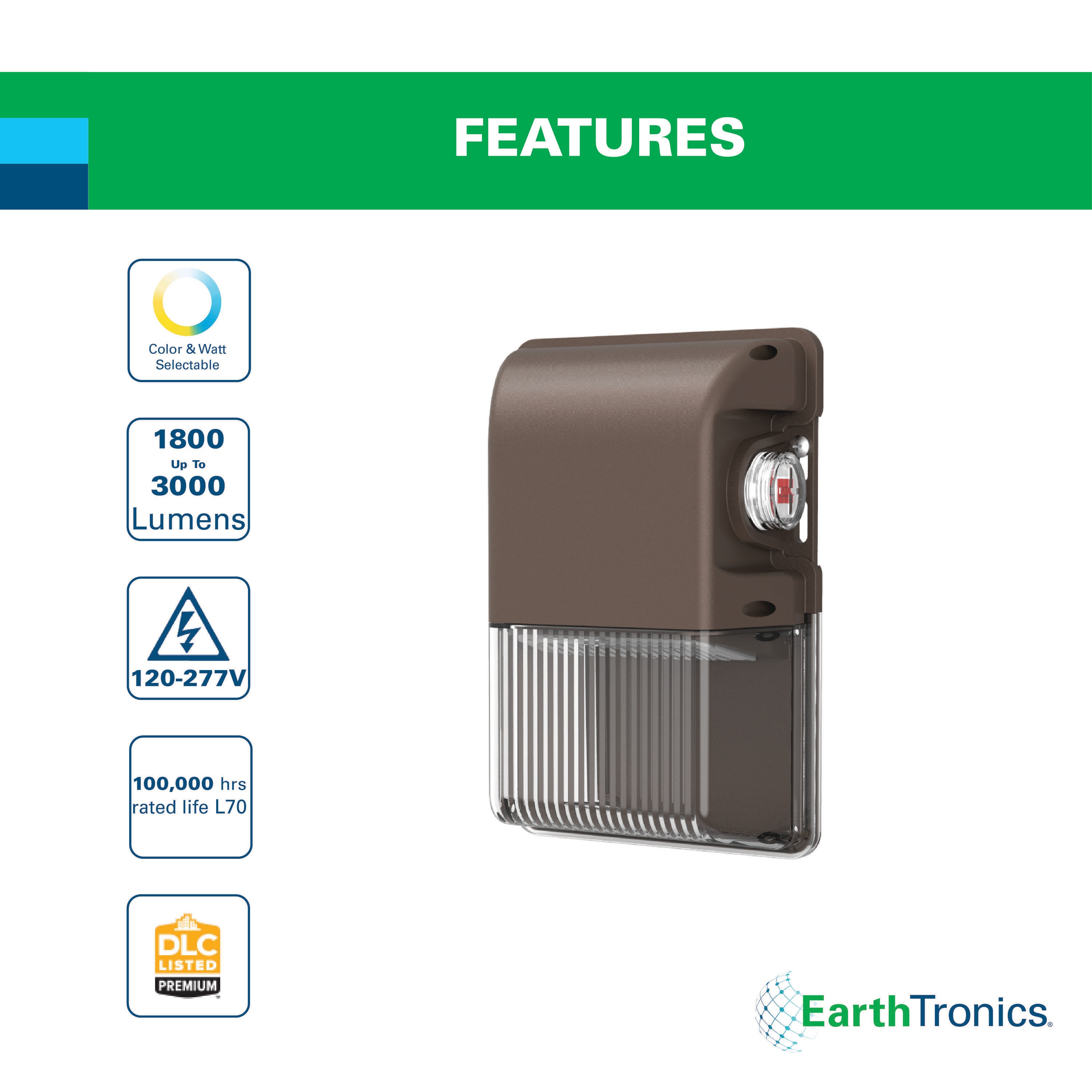 EarthTronics 11700-12PK Wall-Pack-Lights - View #2