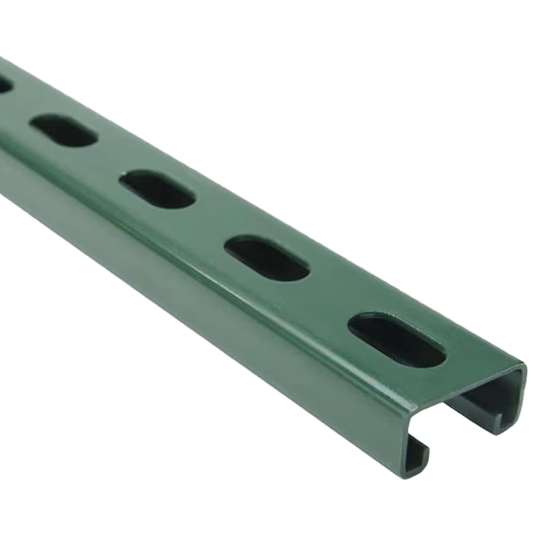 Adamax SC14-10-GRN 10-ft 14 -Gauge Electro-galvanized Half slot channel Strut