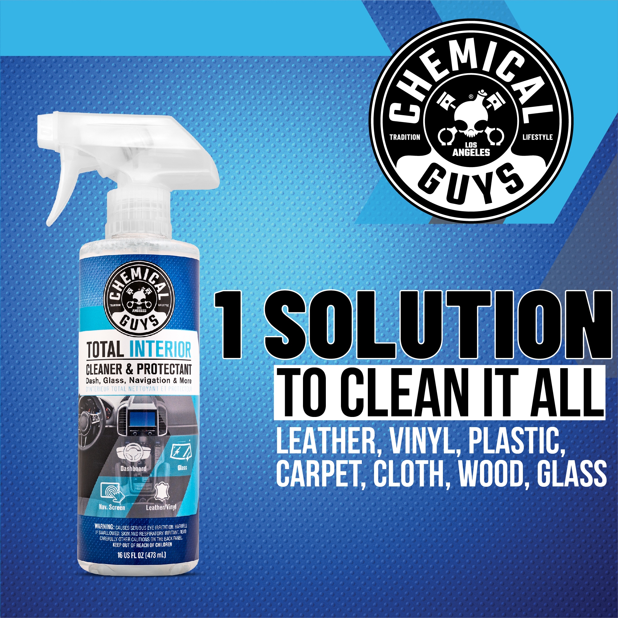 Chemical Guys: (16 Oz)Foaming Fabric Cleaner — Grade A Detailing