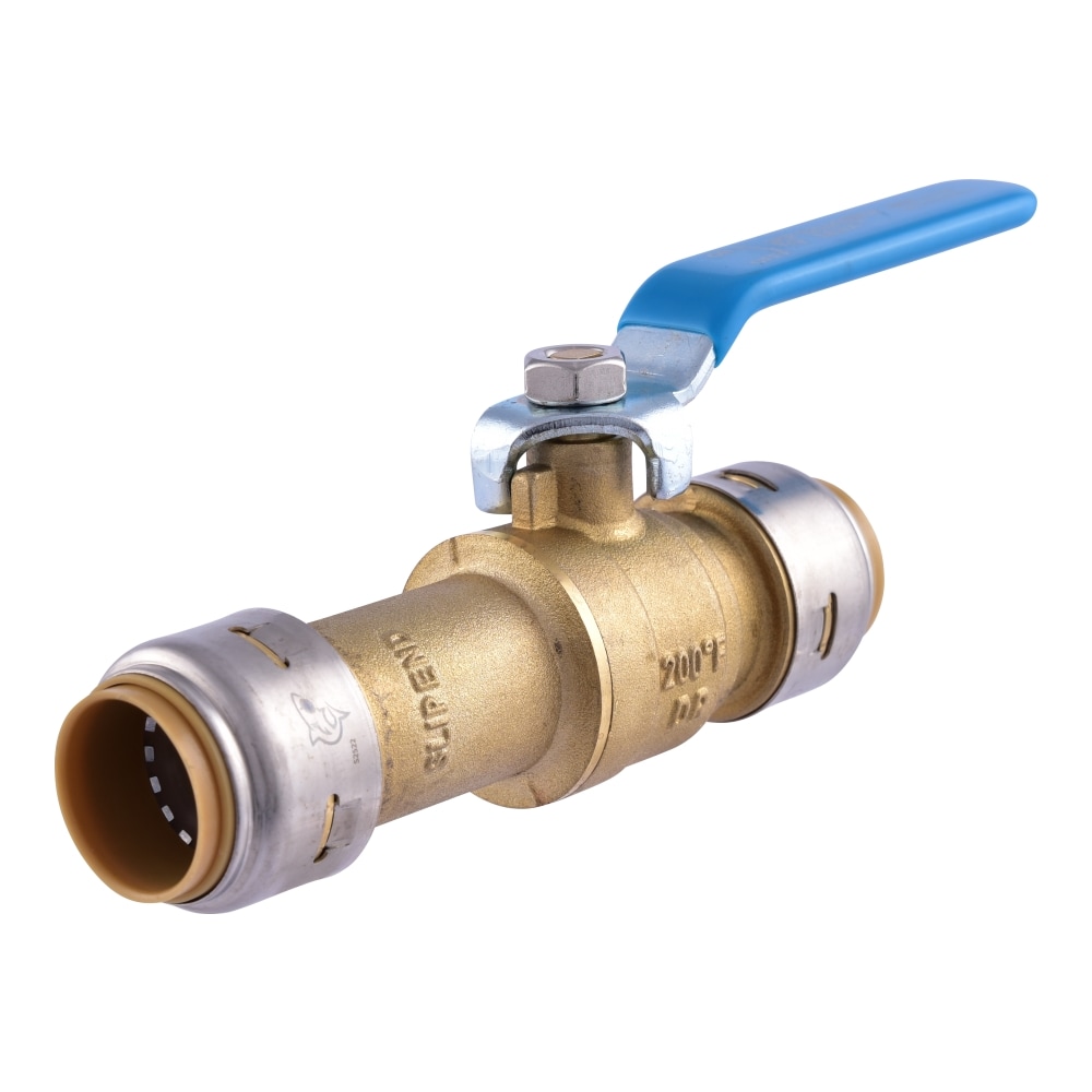 Push 'N' Connect 1/2 Push 'N' Connect Push Fit Ball Valve with Drain