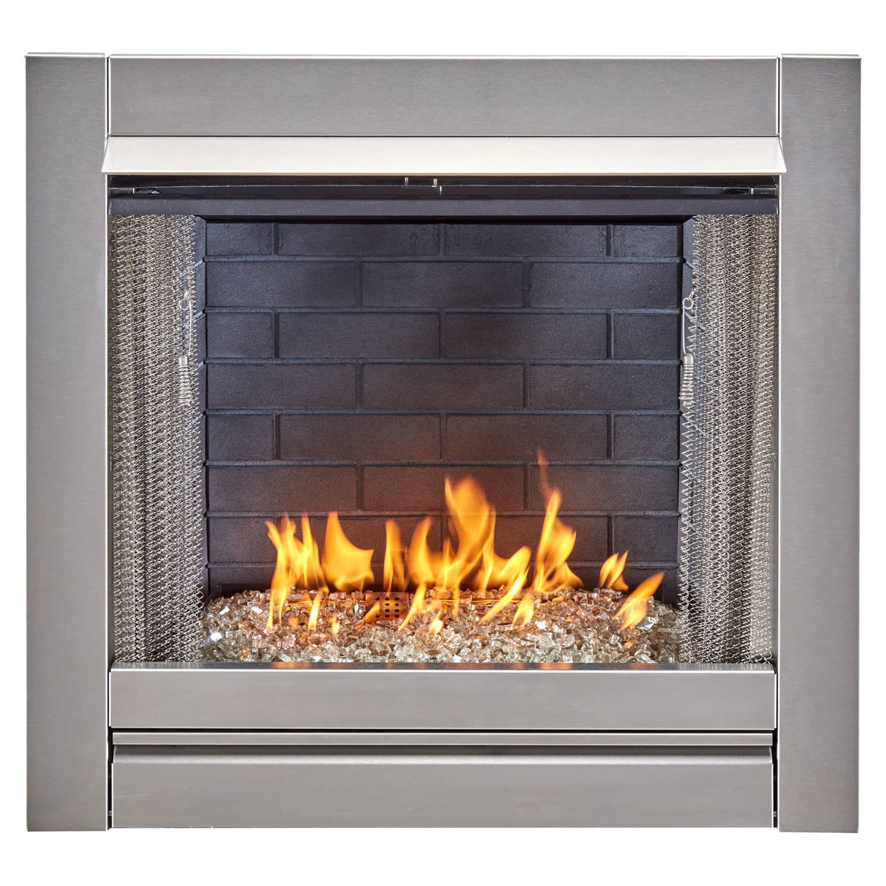 Duluth Forge Slate Gray Ceramic Fiber Firebrick Panel for Vent-Free Gas ...