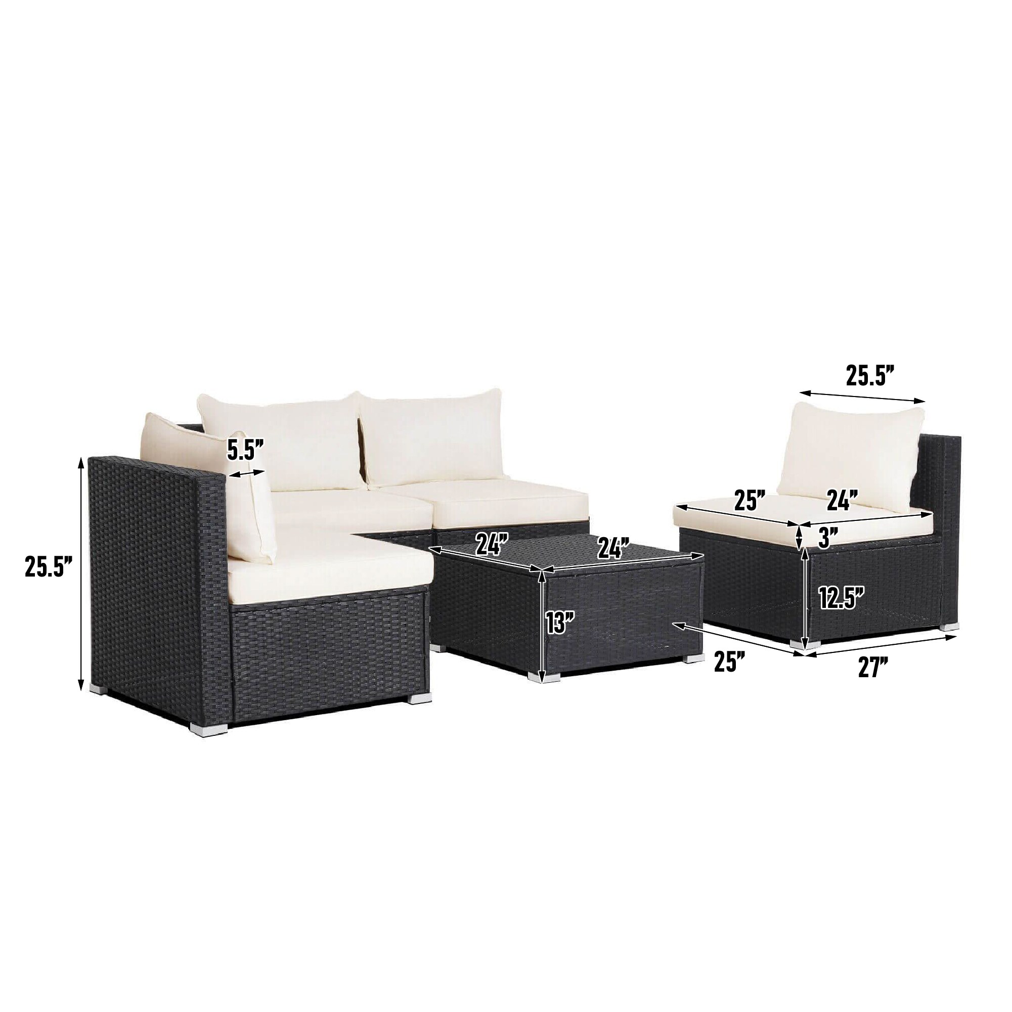 LIVIZA OUS69932 Patio-Conversation-Sets - View #2