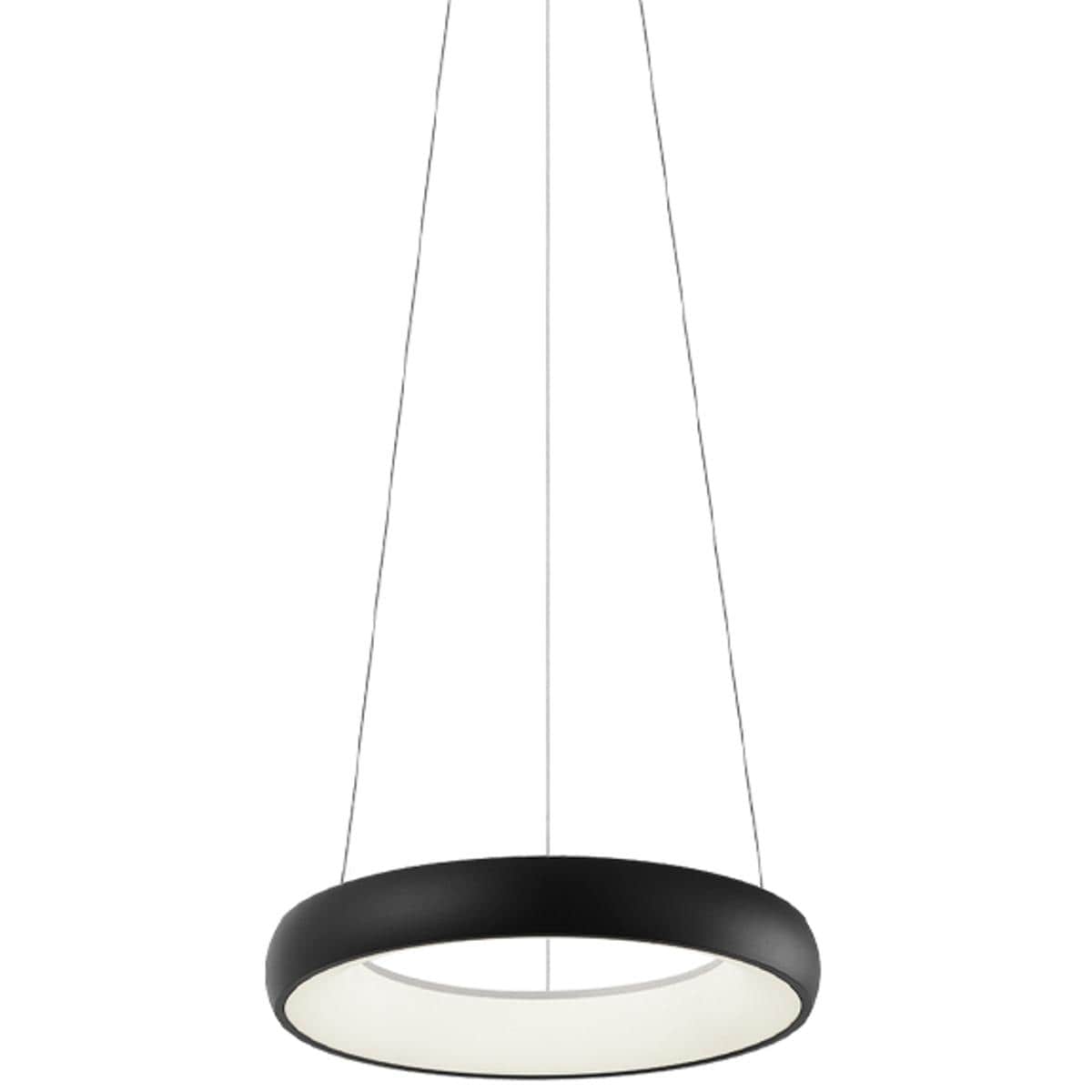 Matteo 2607217 Lighting C32716MB Maverick LED 16 inch Matte Black Pendant Ceiling Light