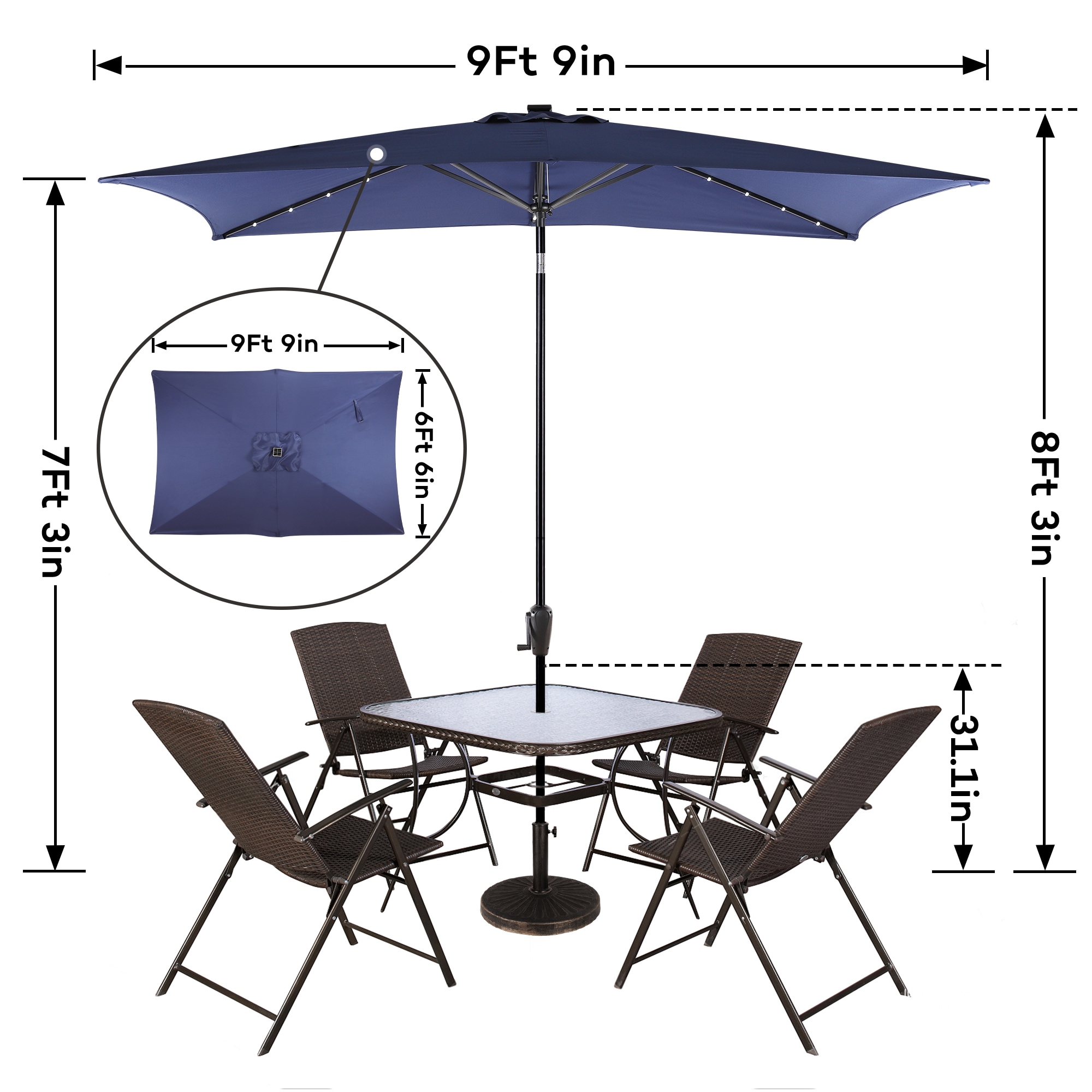 Sun-Ray 801008REC Umbrellas-2 - View #3