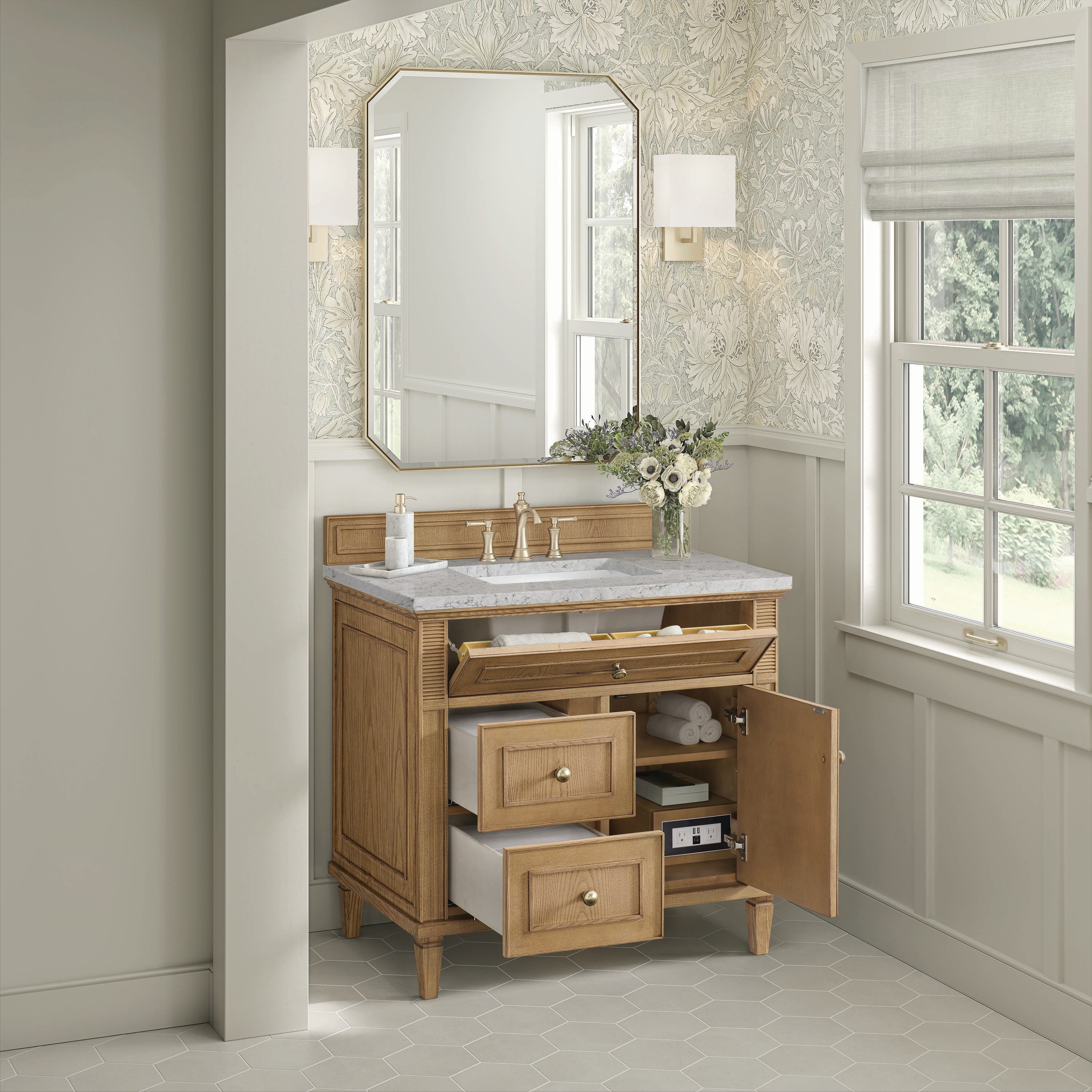 James Martin Vanities 424-V36-LNO-3EJP Bath-Vanity-Combo - View #4