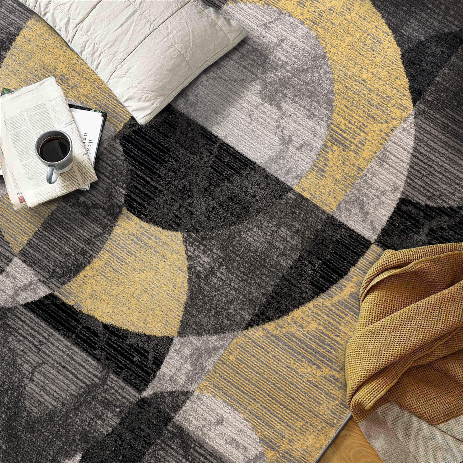 World Rug Gallery 397YELLOW8X10 rugs - View #9