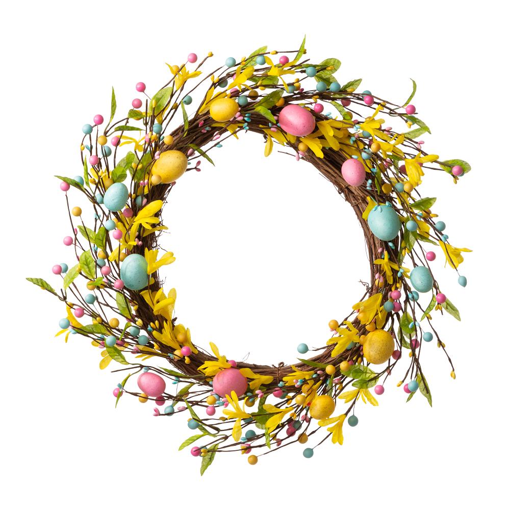 Glitzhome 22-in H Easter Hanging Decoration Centerpiece in the Seasonal ...