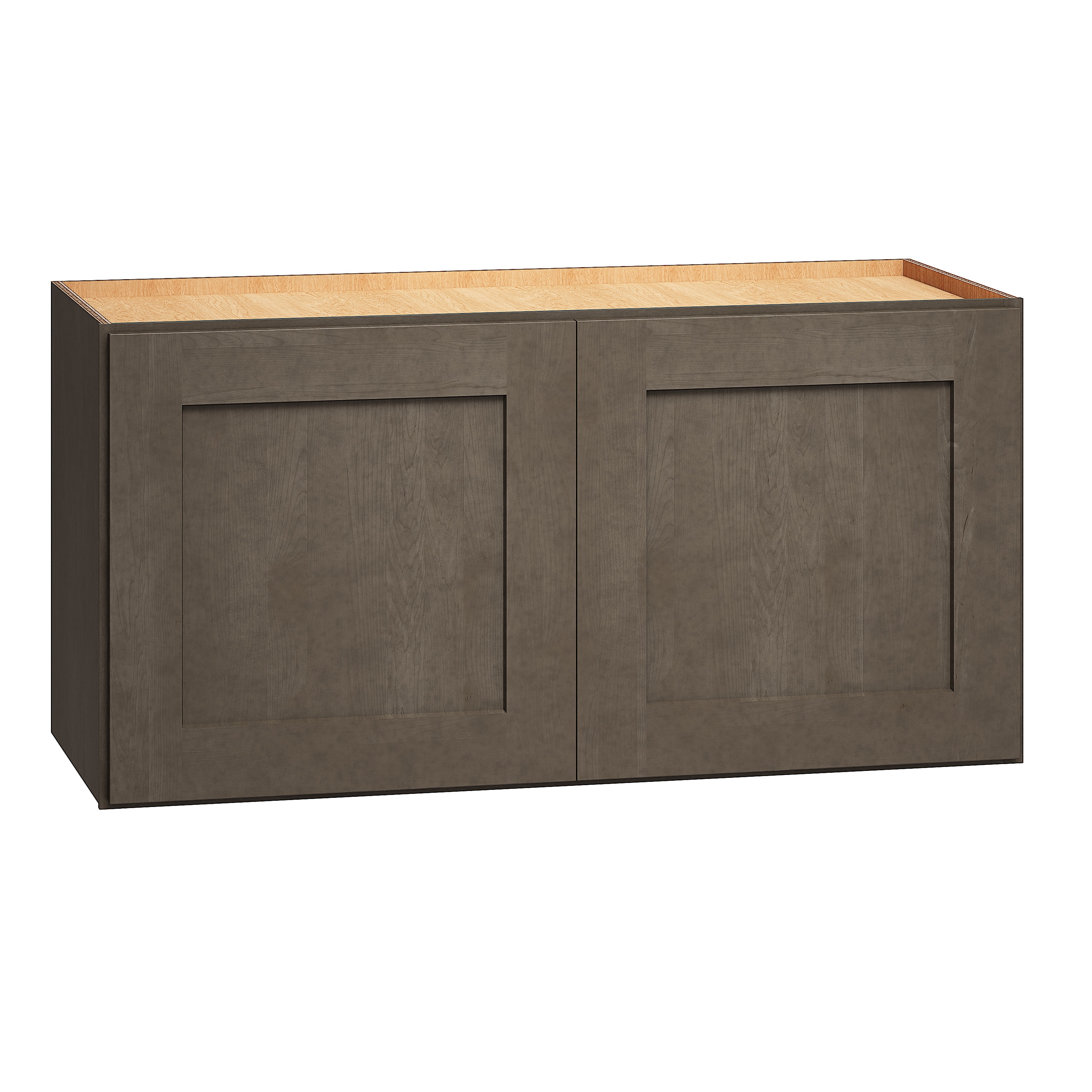 RELIABILT 334 W3015 Pinnacle 30-in W x 15-in H x 12-in D Stain Wall Fully assembled Plywood Cabinet (Recessed Panel Slab)