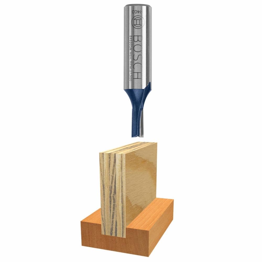 Bosch 15/64-in Carbide-Tipped Plywood Mortising Router Bit In The ...