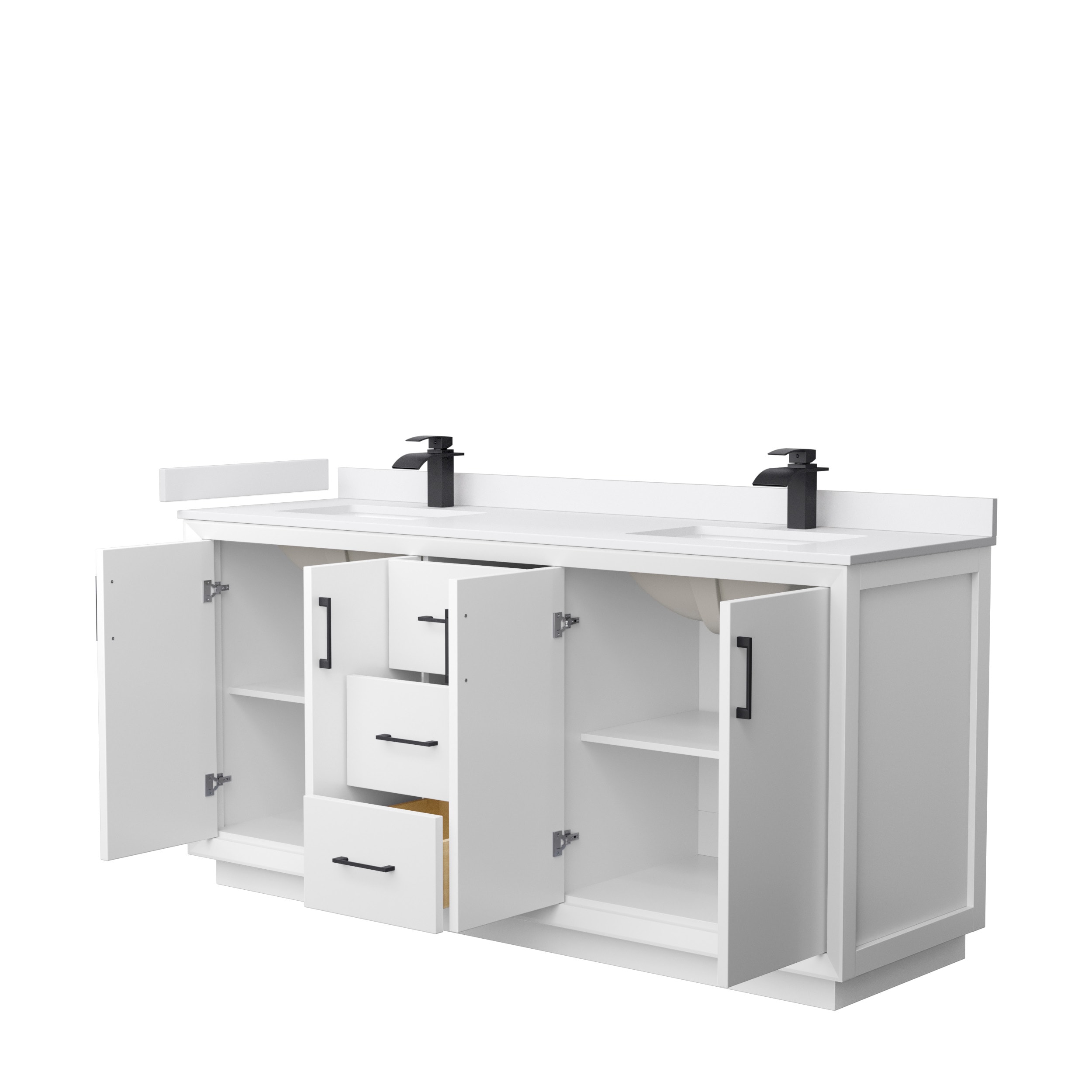 Wyndham Collection WCF414172DWBWCUNSMXX Bath-Vanity-Combo - View #2