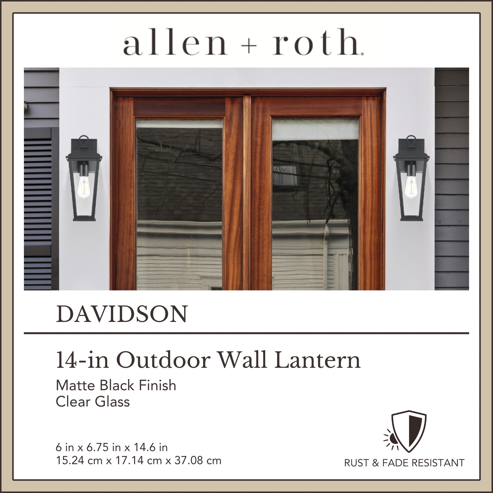 allen + roth 43077 Outdoor-Wall-Lighting - View #4