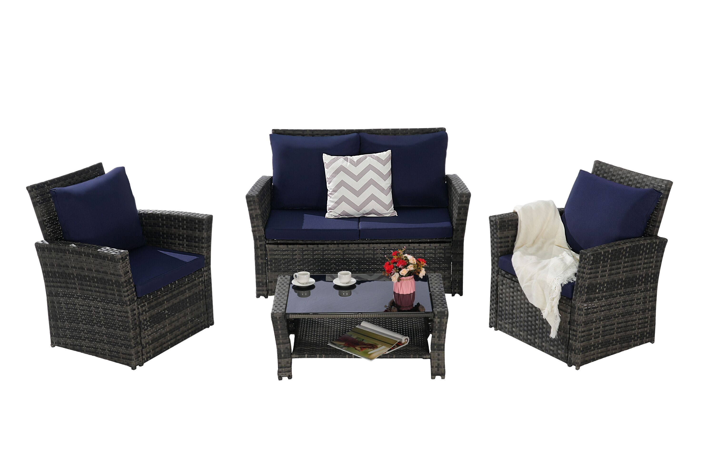 Forclover MONLDS11NB Patio-Conversation-Sets - View #4