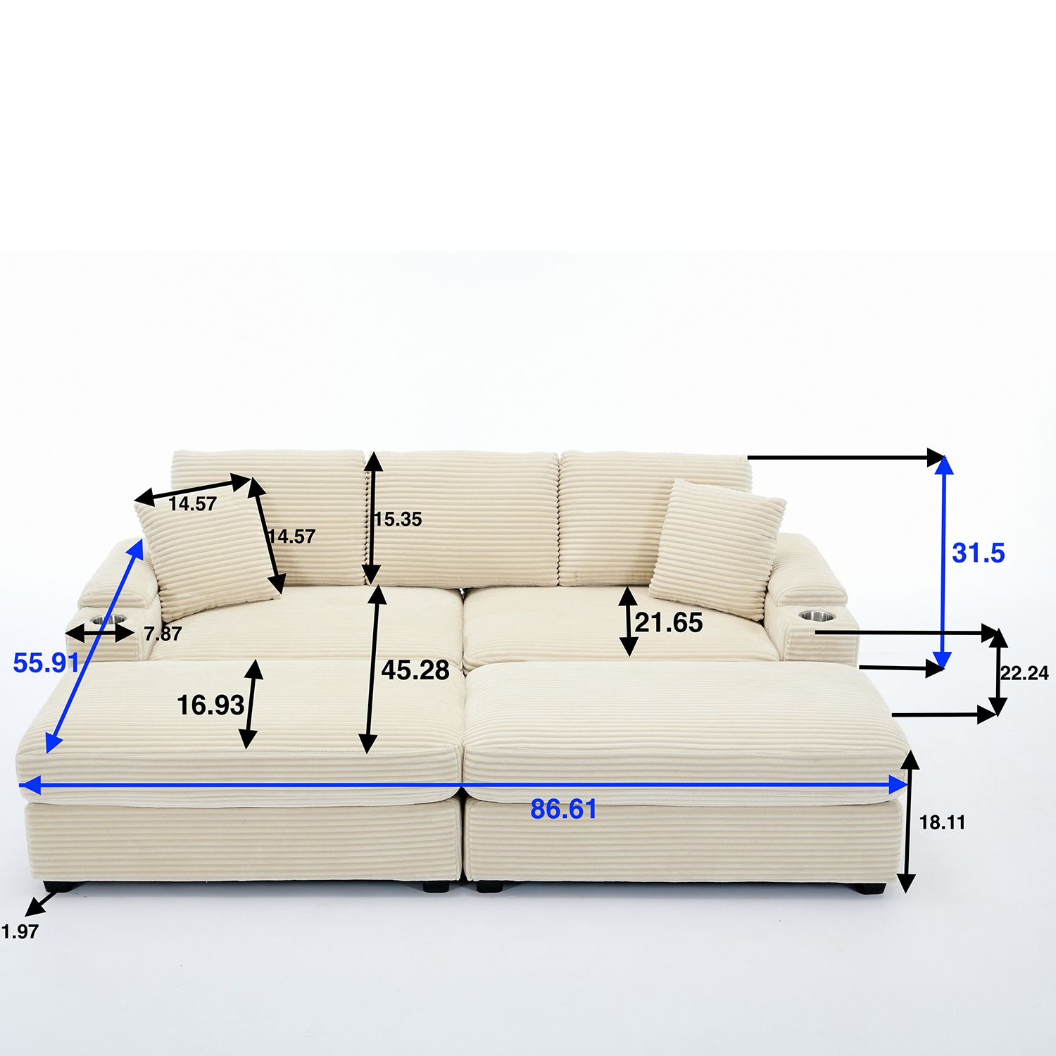 GZMR GZ-9S00083 Sofas-Loveseats - View #6
