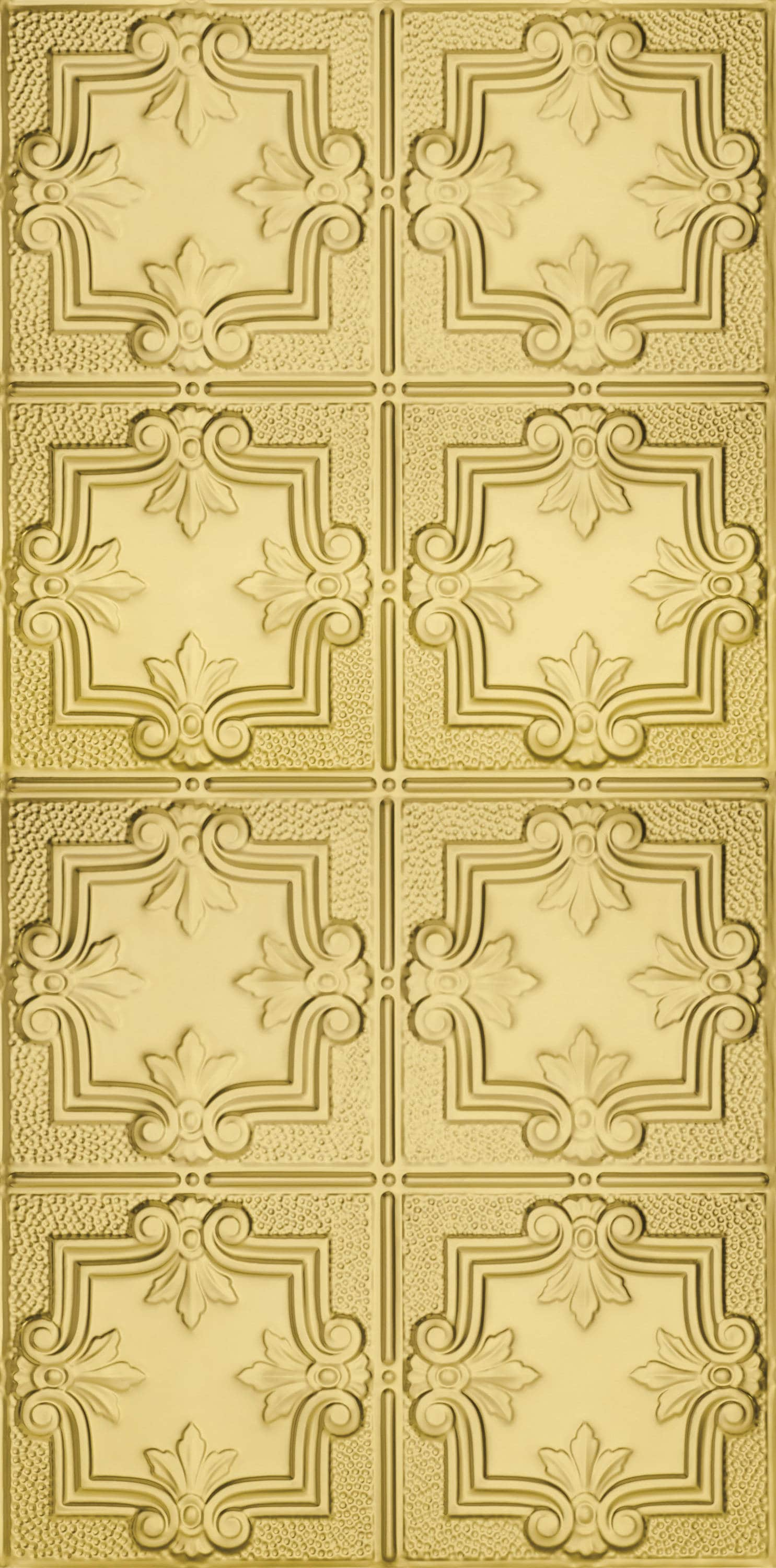 Armstrong Ceilings Metallaire Hammered Trefoil 48-in x 24-in Brass ...