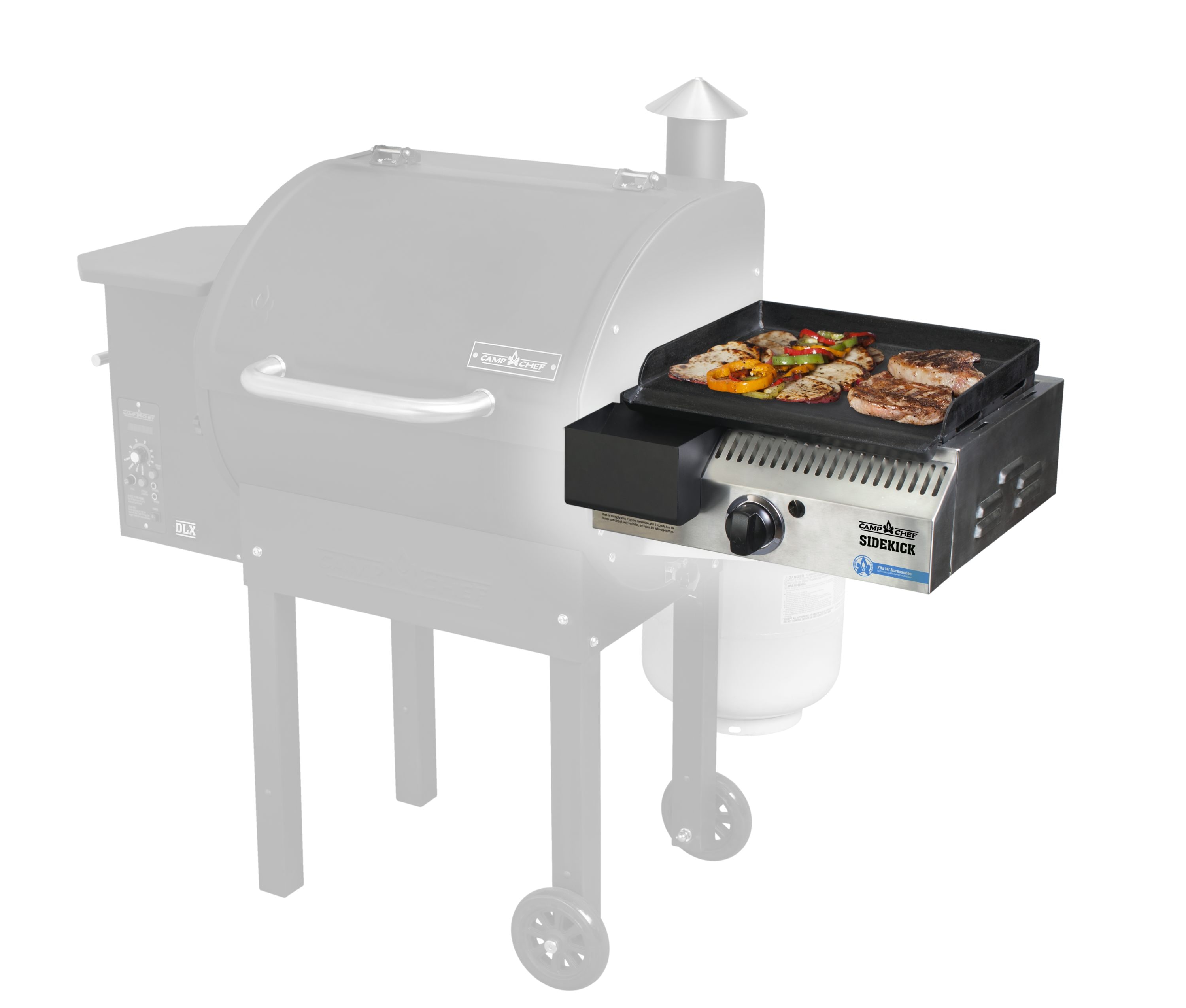 Camp Chef 24 Reversible Pre-Seasoned Cast Iron Grill/Griddle