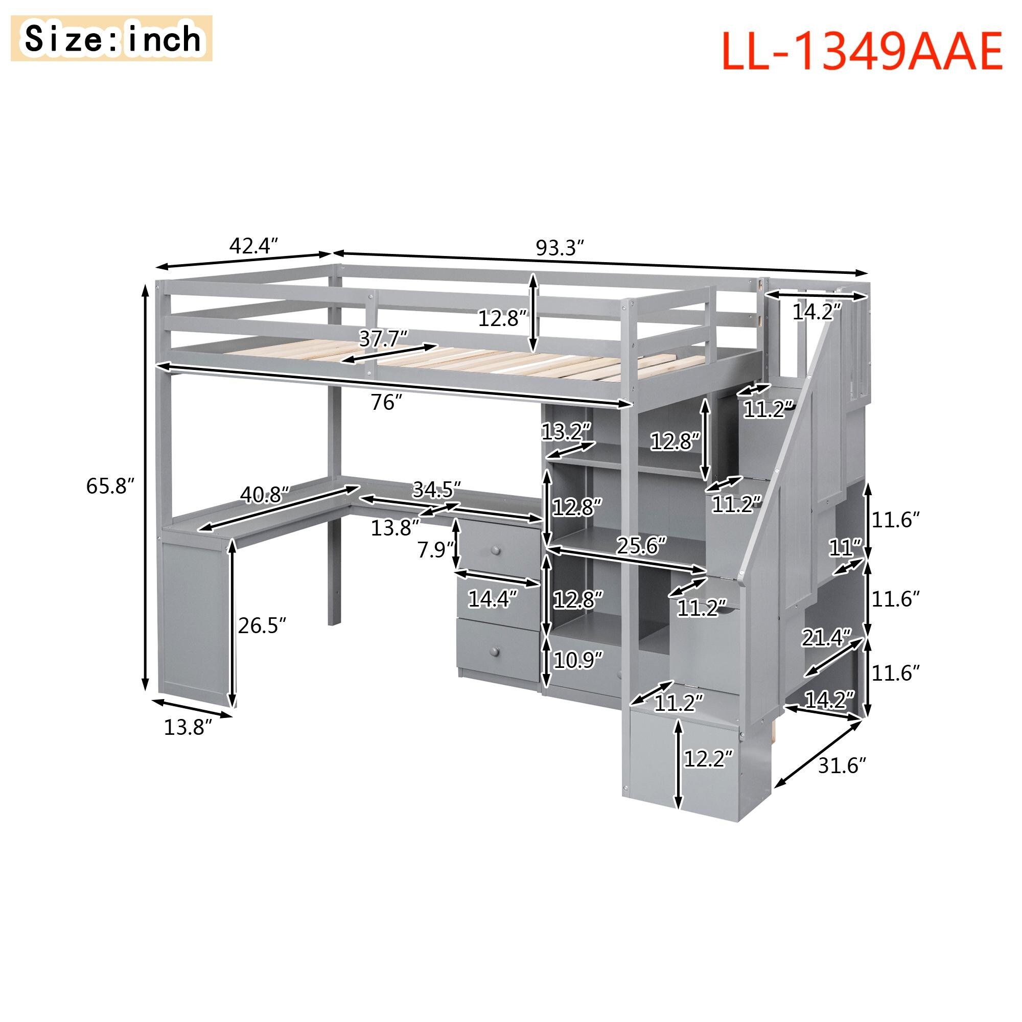 Yiekholo LL-1349AAE Bunk-Beds - View #8