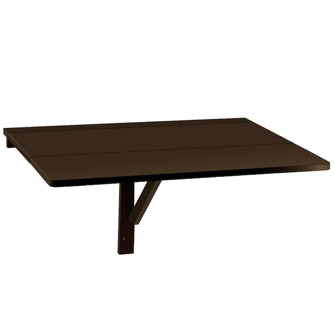 Brown Wood Base In The Dining Tables, Half Round Wall Mounted Folding Table